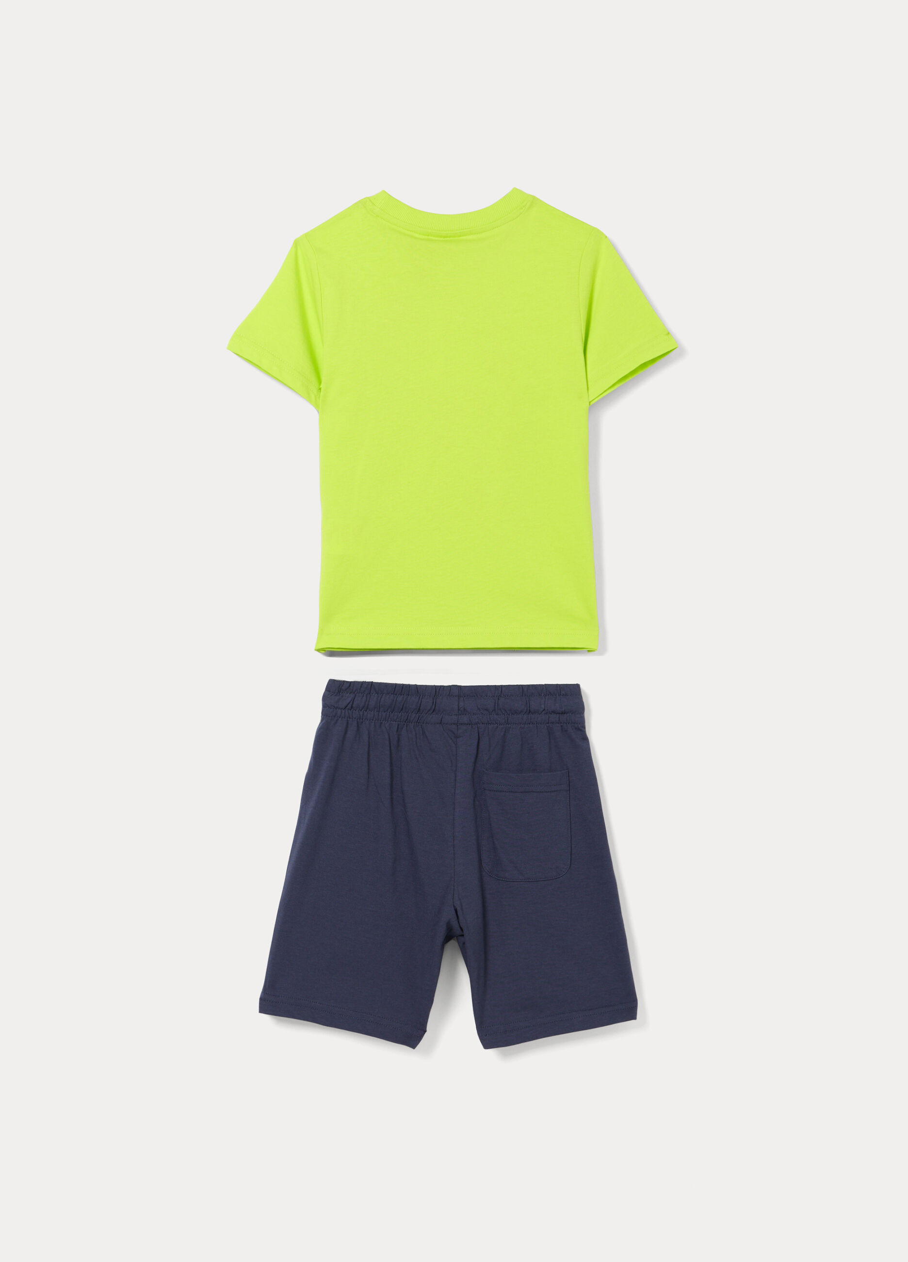 Jogging set in jersey di puro cotone bambino_1
