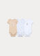 Pack 3 body in costina di puro cotone _0