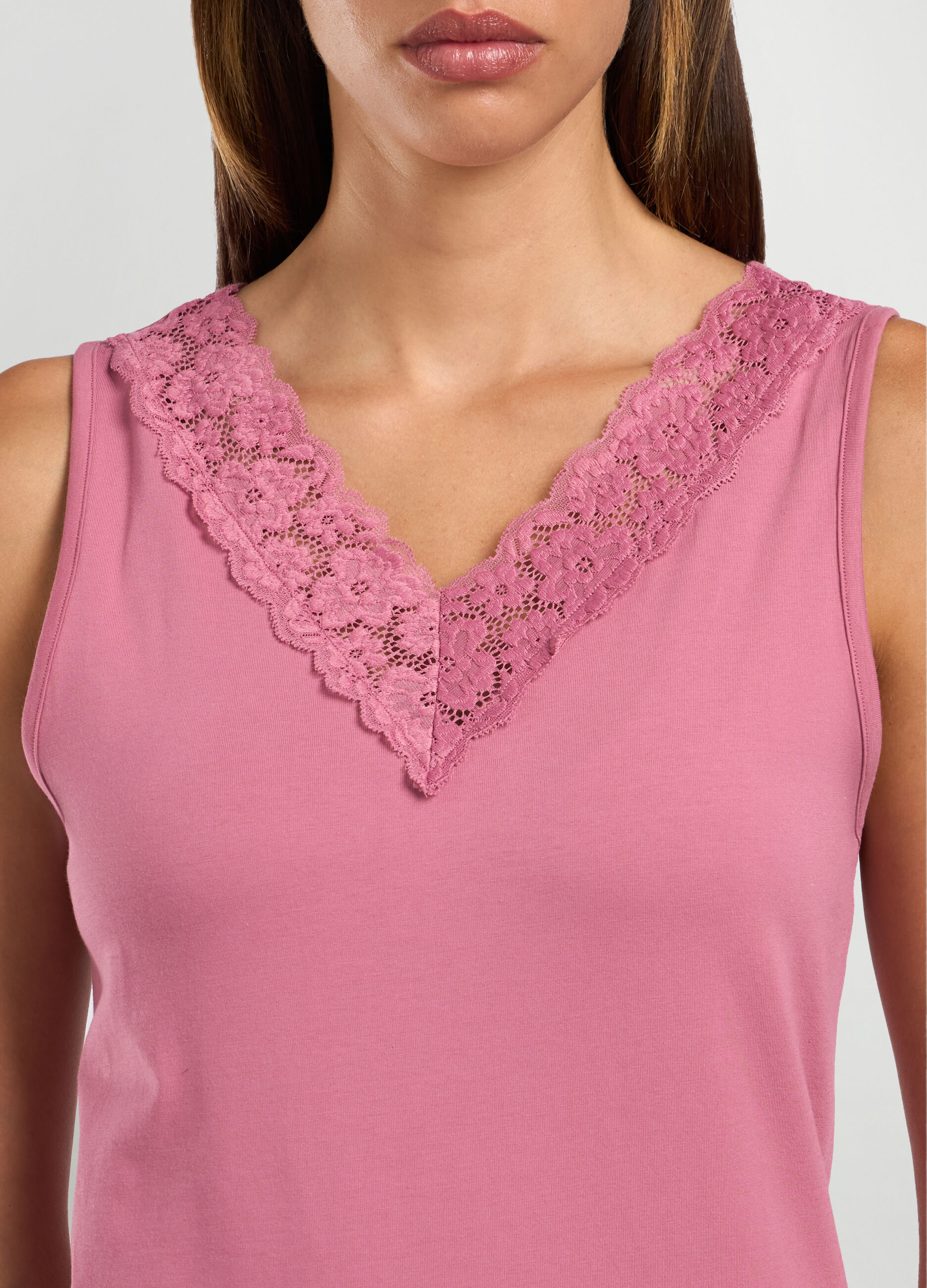 Canotta in cotone stretch donna_2