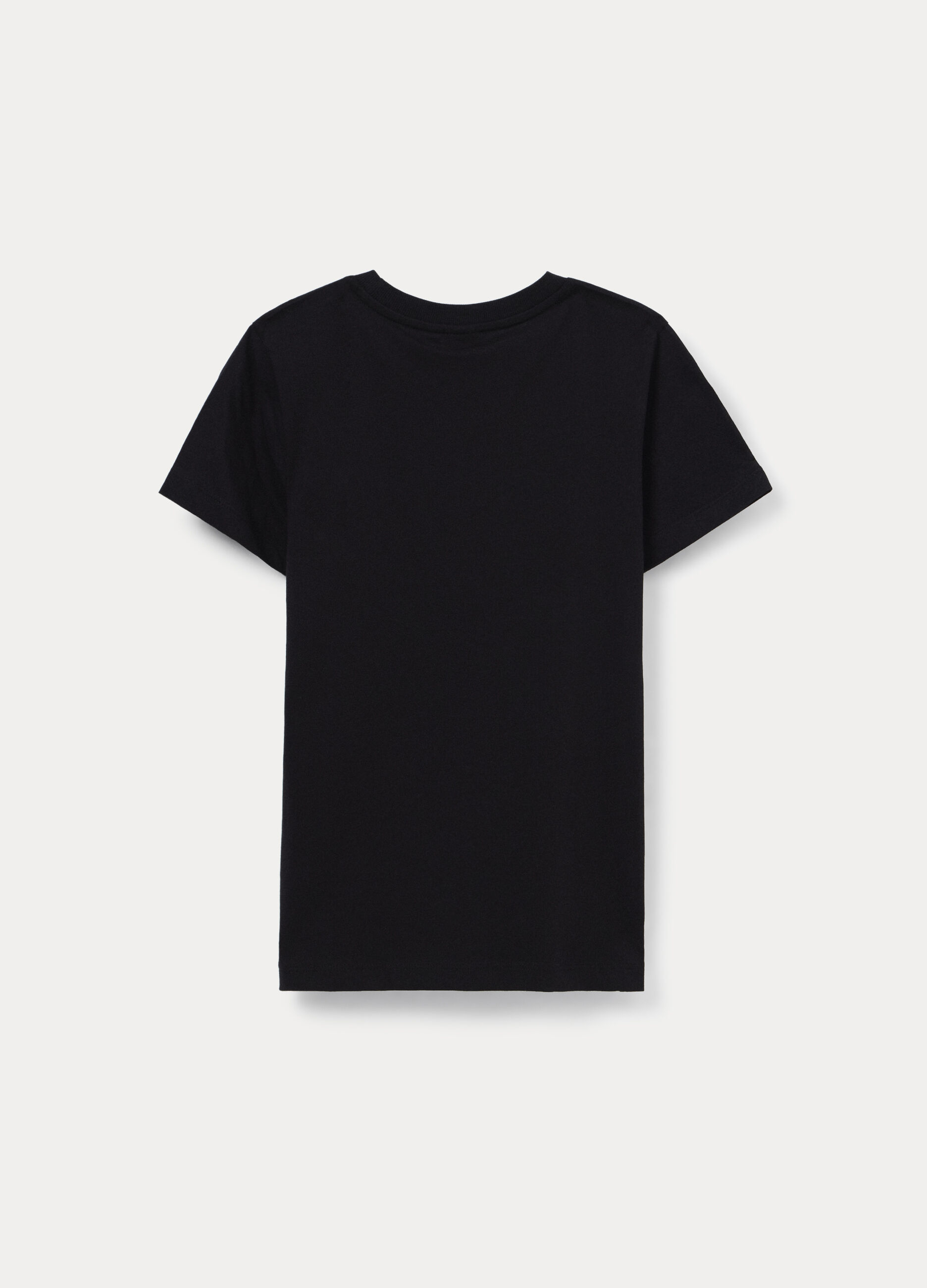T-shirt girocollo in jersey di puro cotone ragazzo_1
