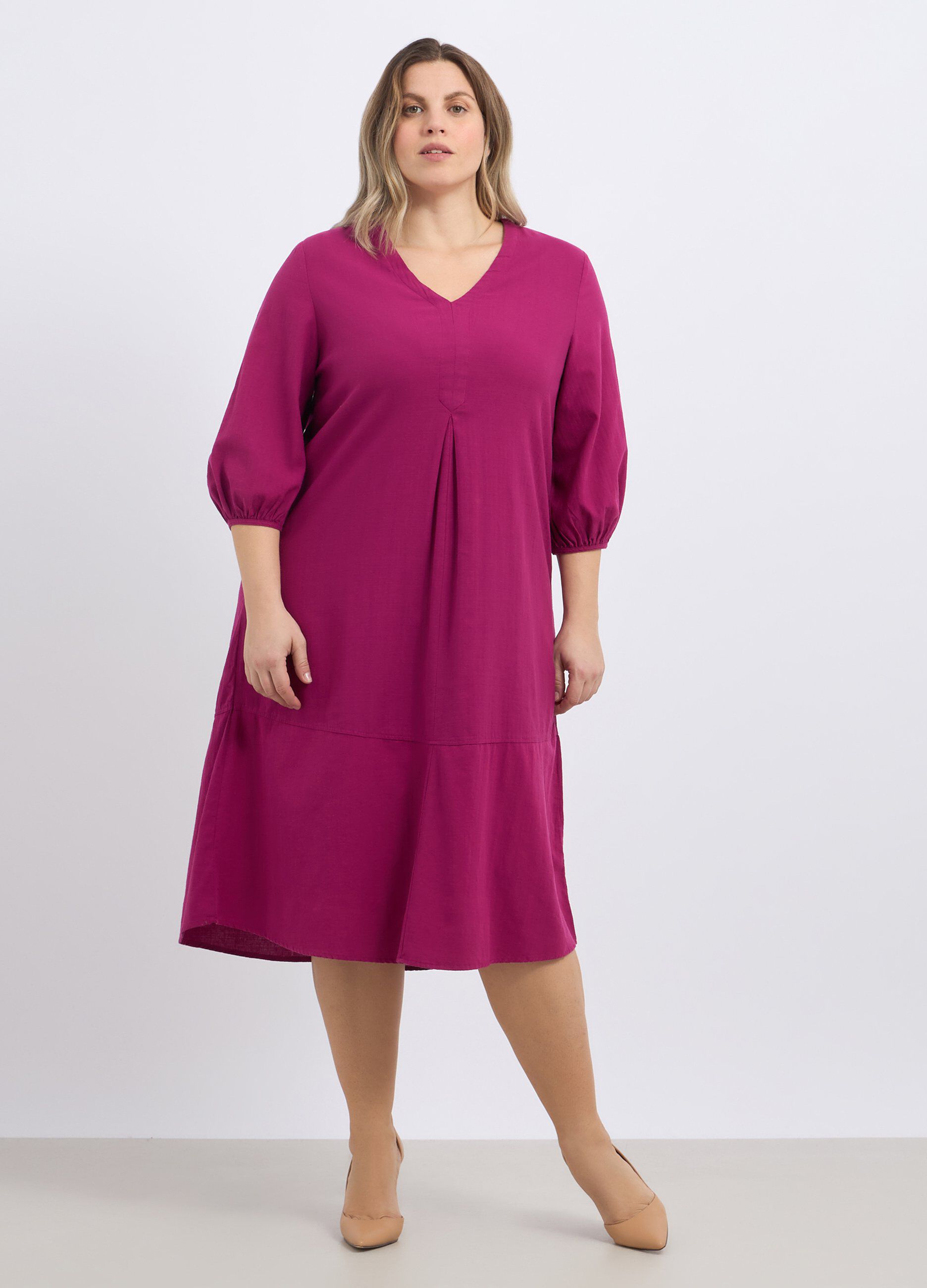 Abito in puro cotone donna curvy_0