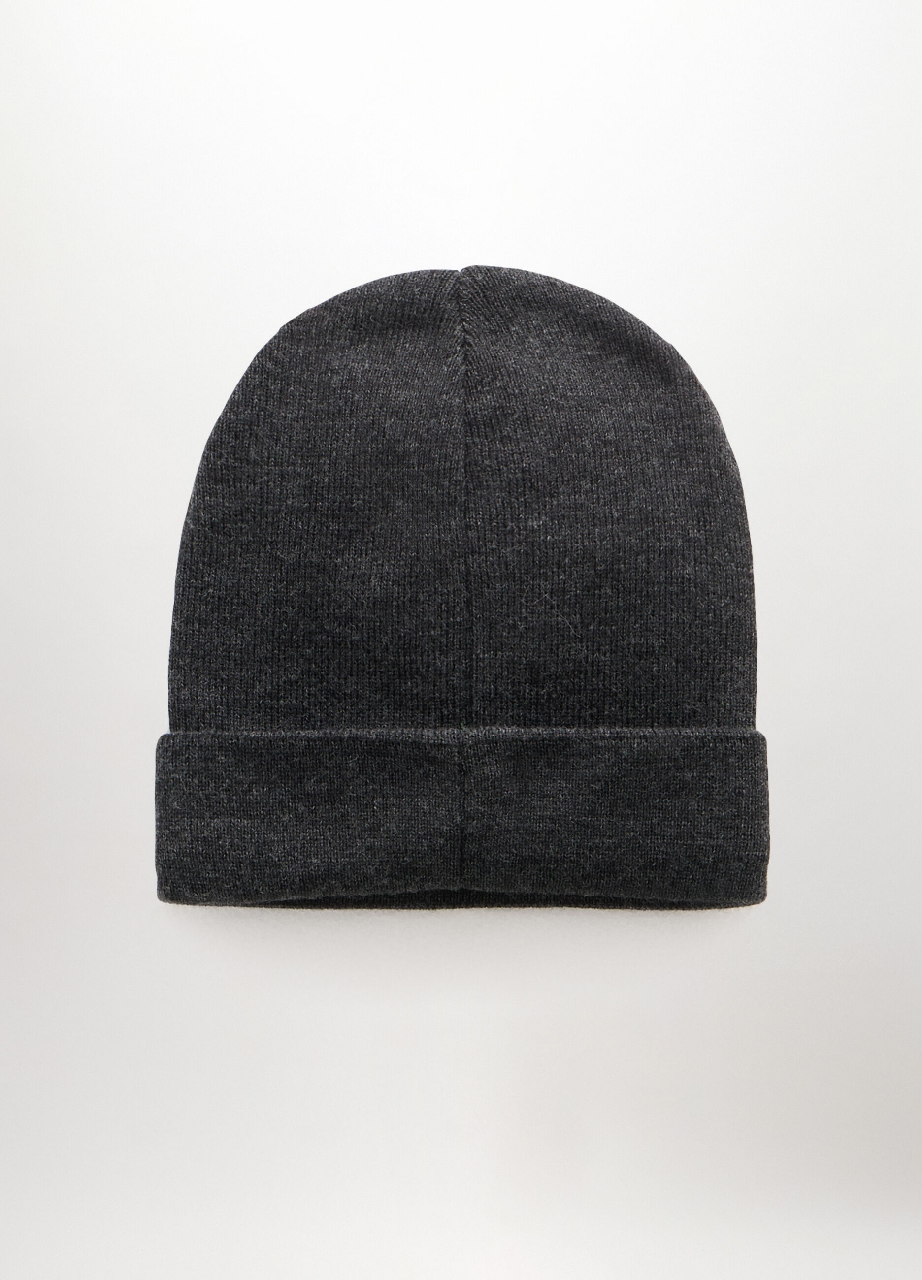 Berretto in maglia con risvolto uomo_1
