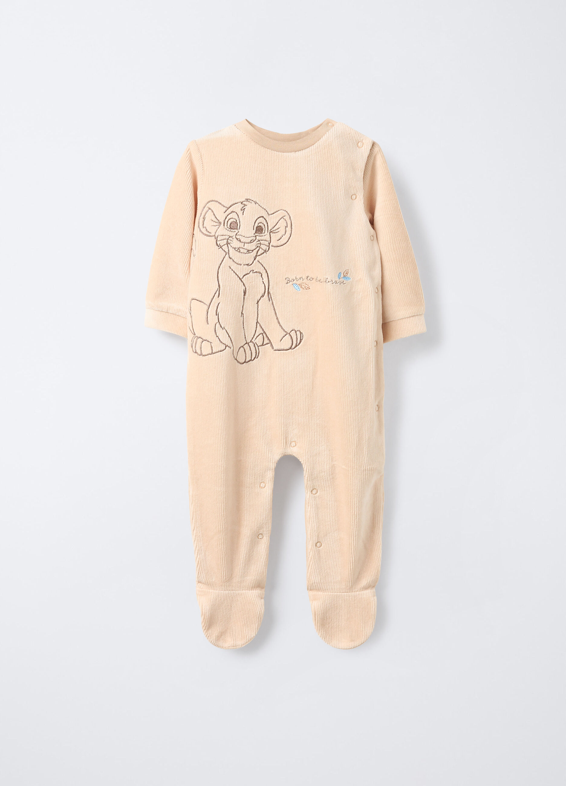 Tutina Disney misto cotone velour neonato_0