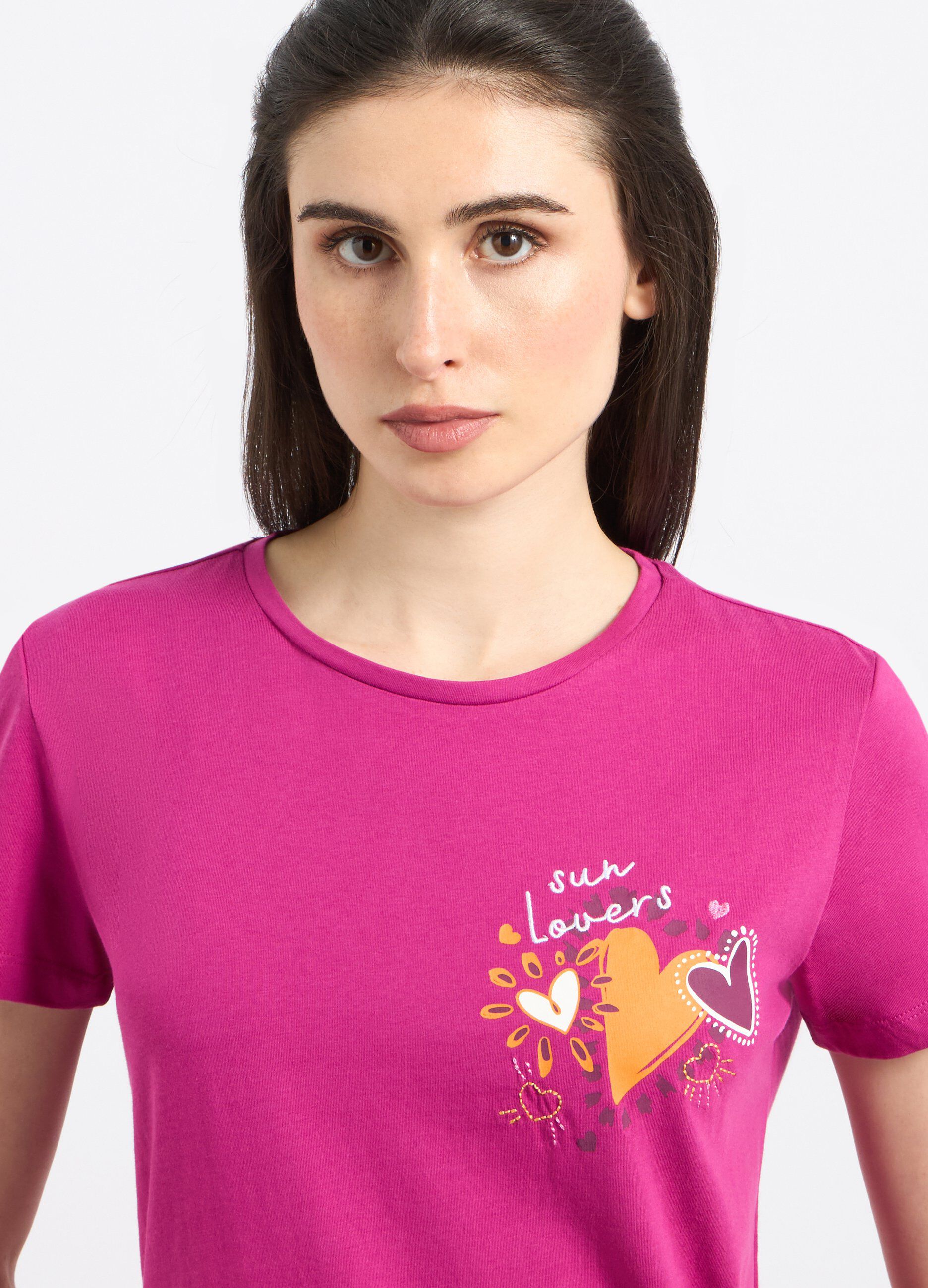 T-shirt in puro cotone donna_2