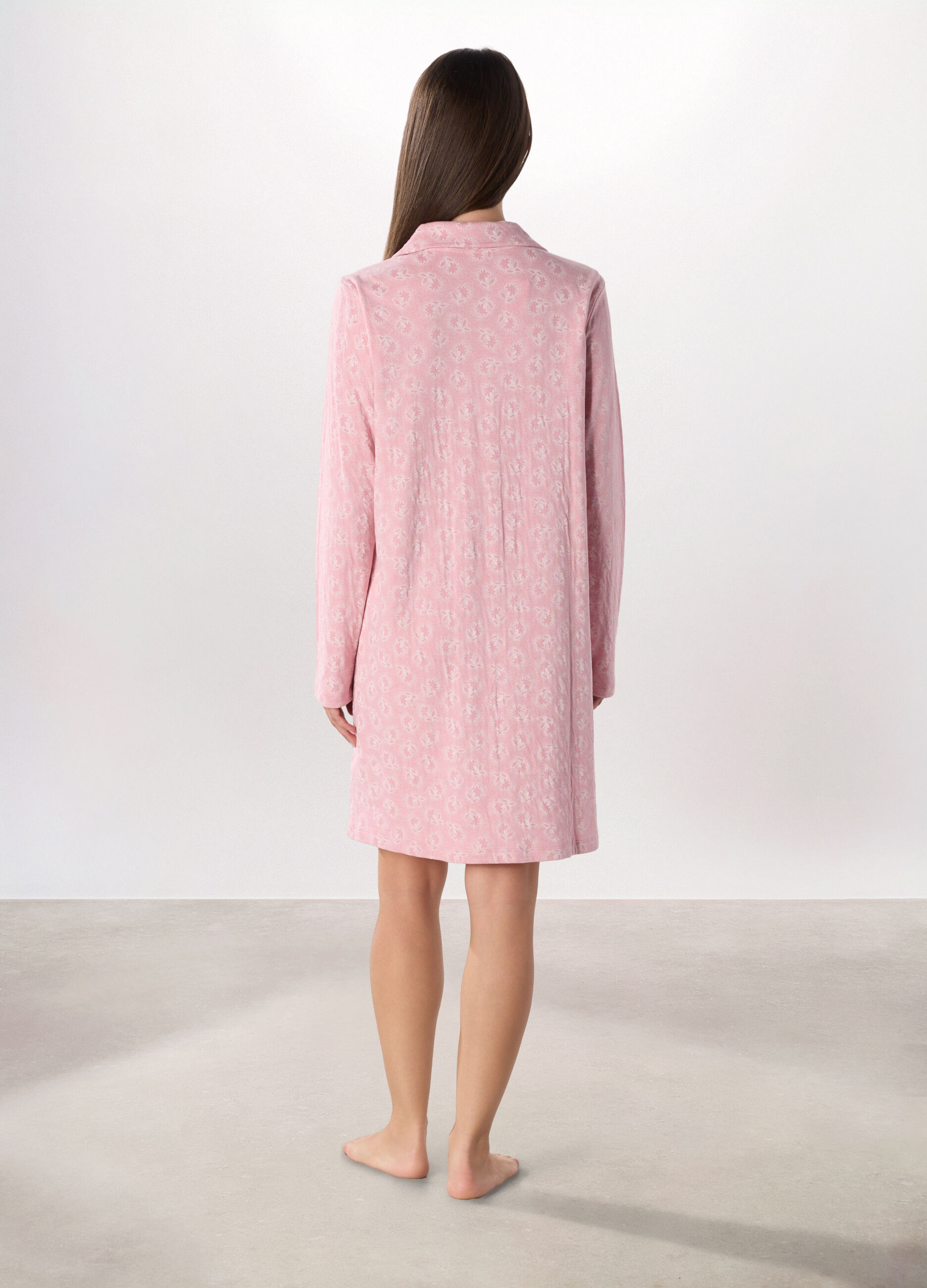 Camicia da notte in puro cotone donna_1