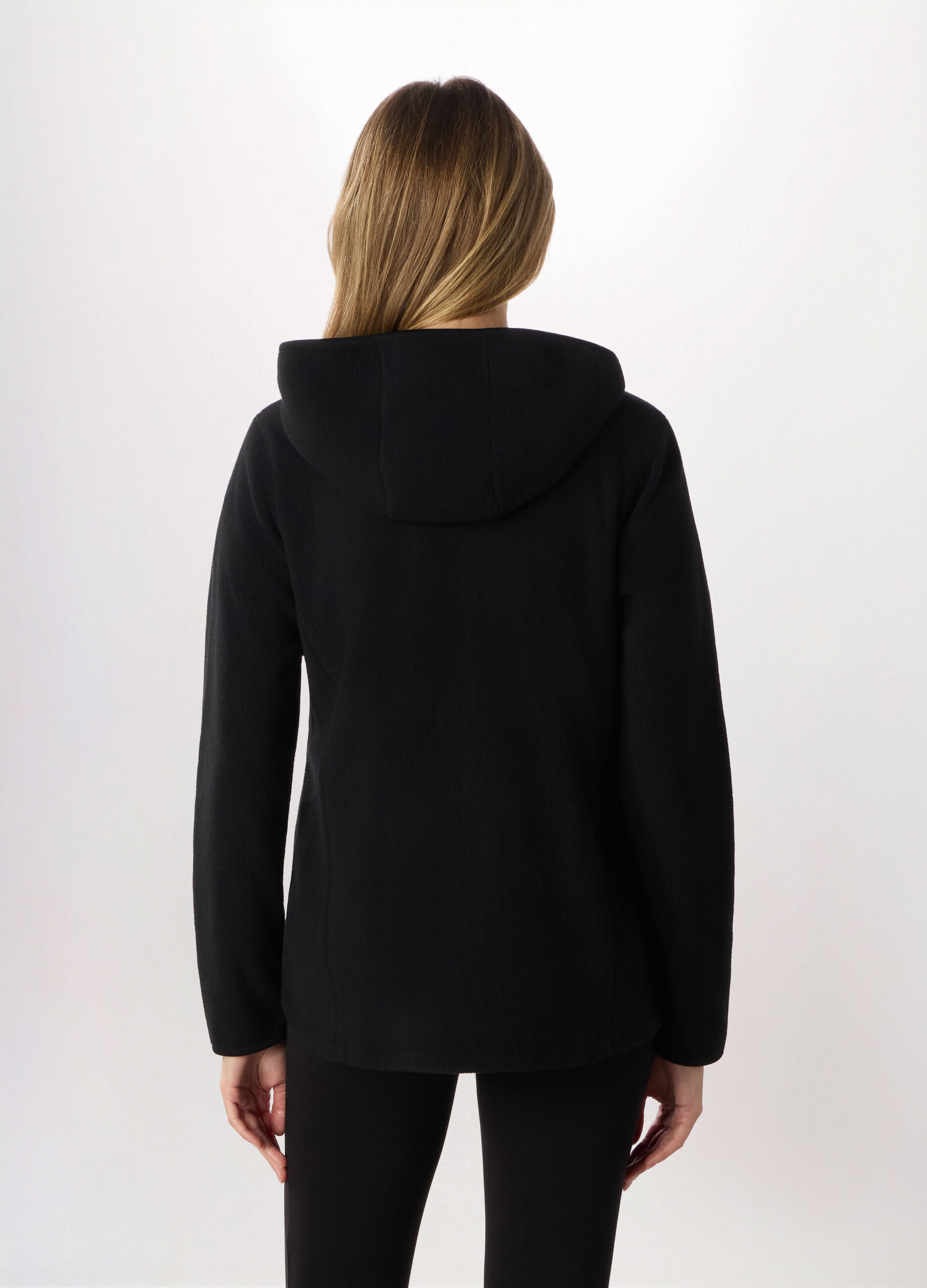 Felpa con cappuccio in pile donna Holistic fitness_1