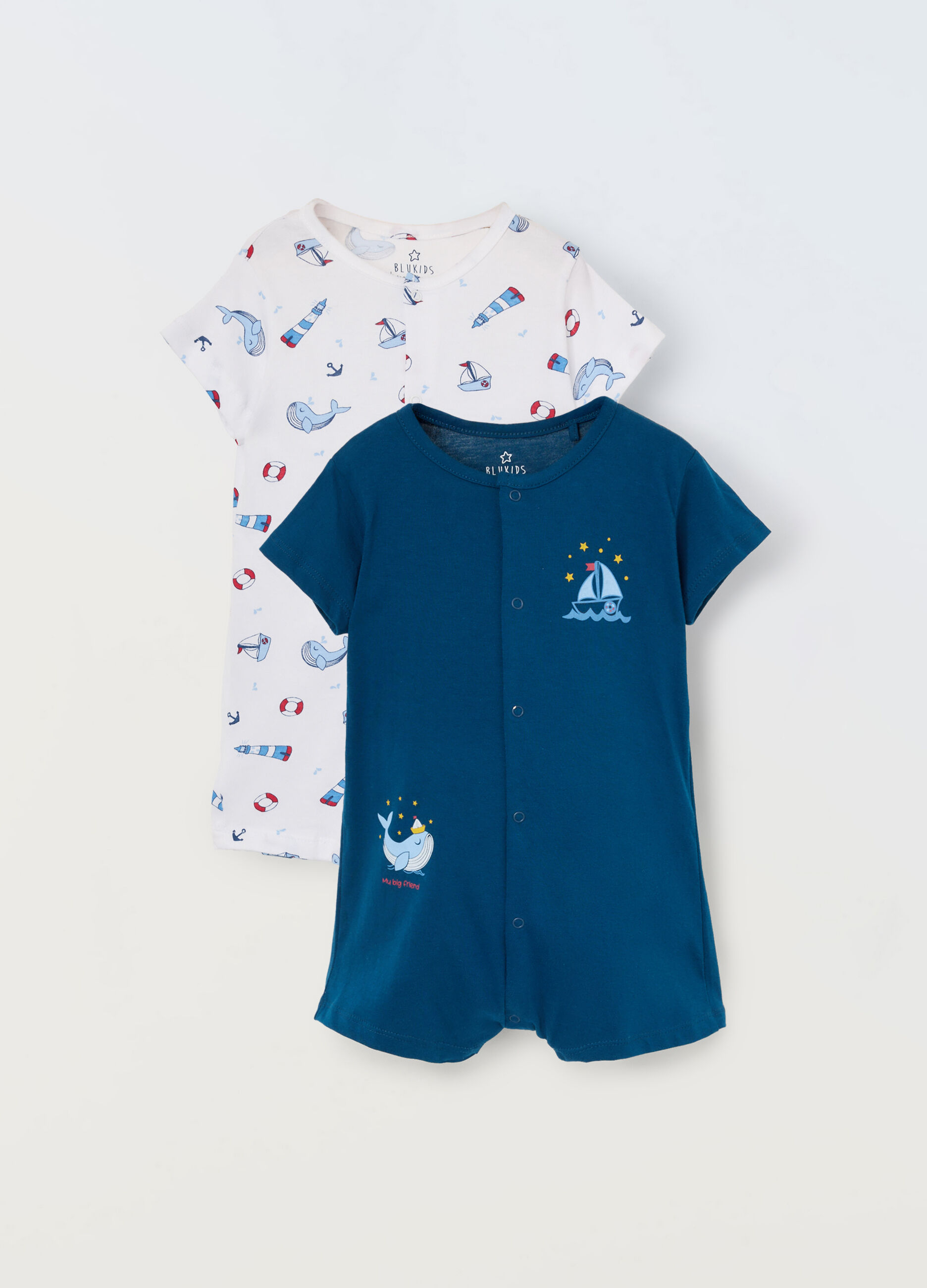 Pack 2 tutine in puro cotone neonato_0
