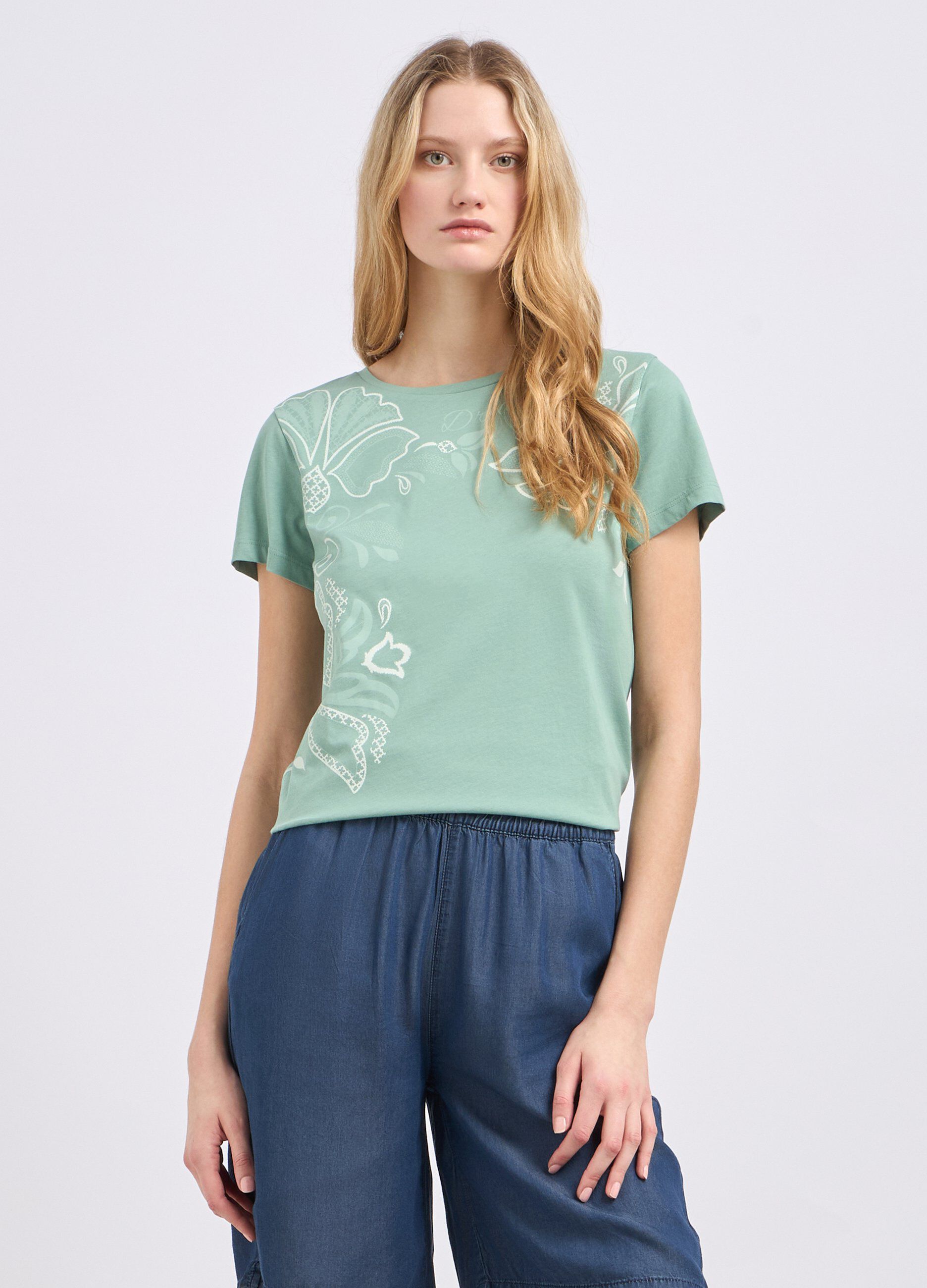T-shirt in puro cotone biologico donna_0