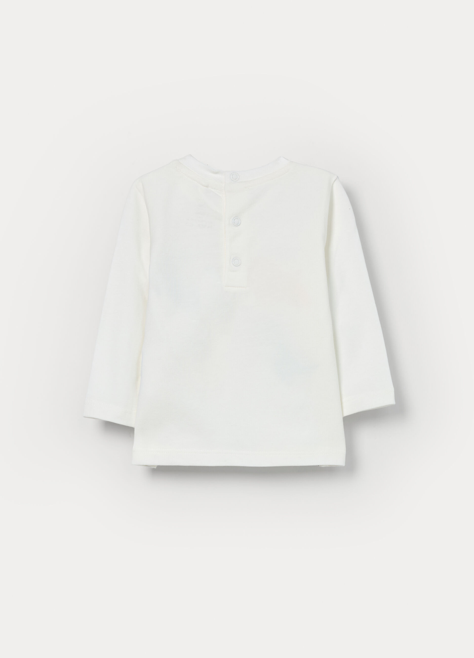 T-shirt in jersey di cotone stretch neonato_1