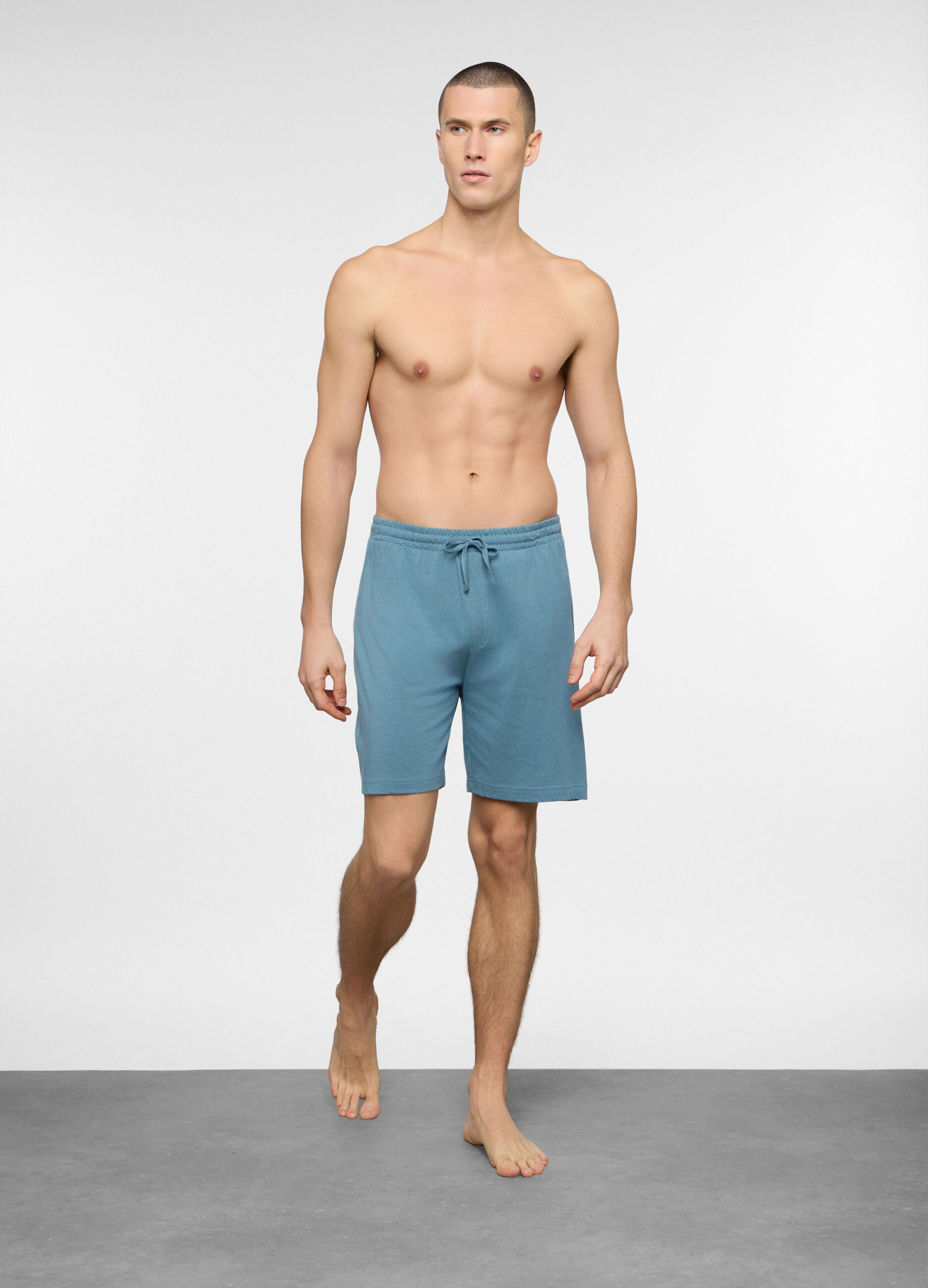 Pantaloncini del pigiama in cotone uomo_0
