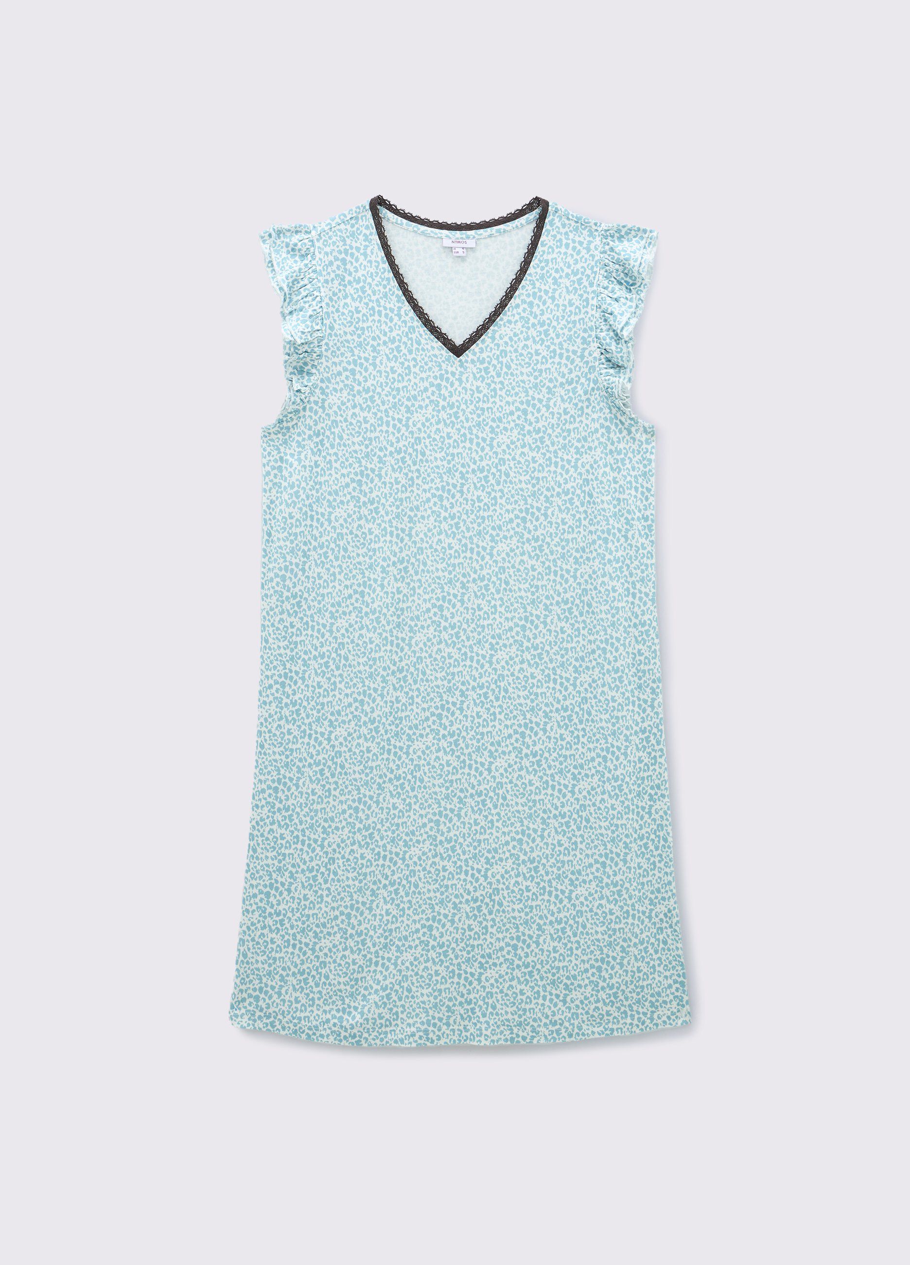 Camicia da notte in pura viscosa donna_0