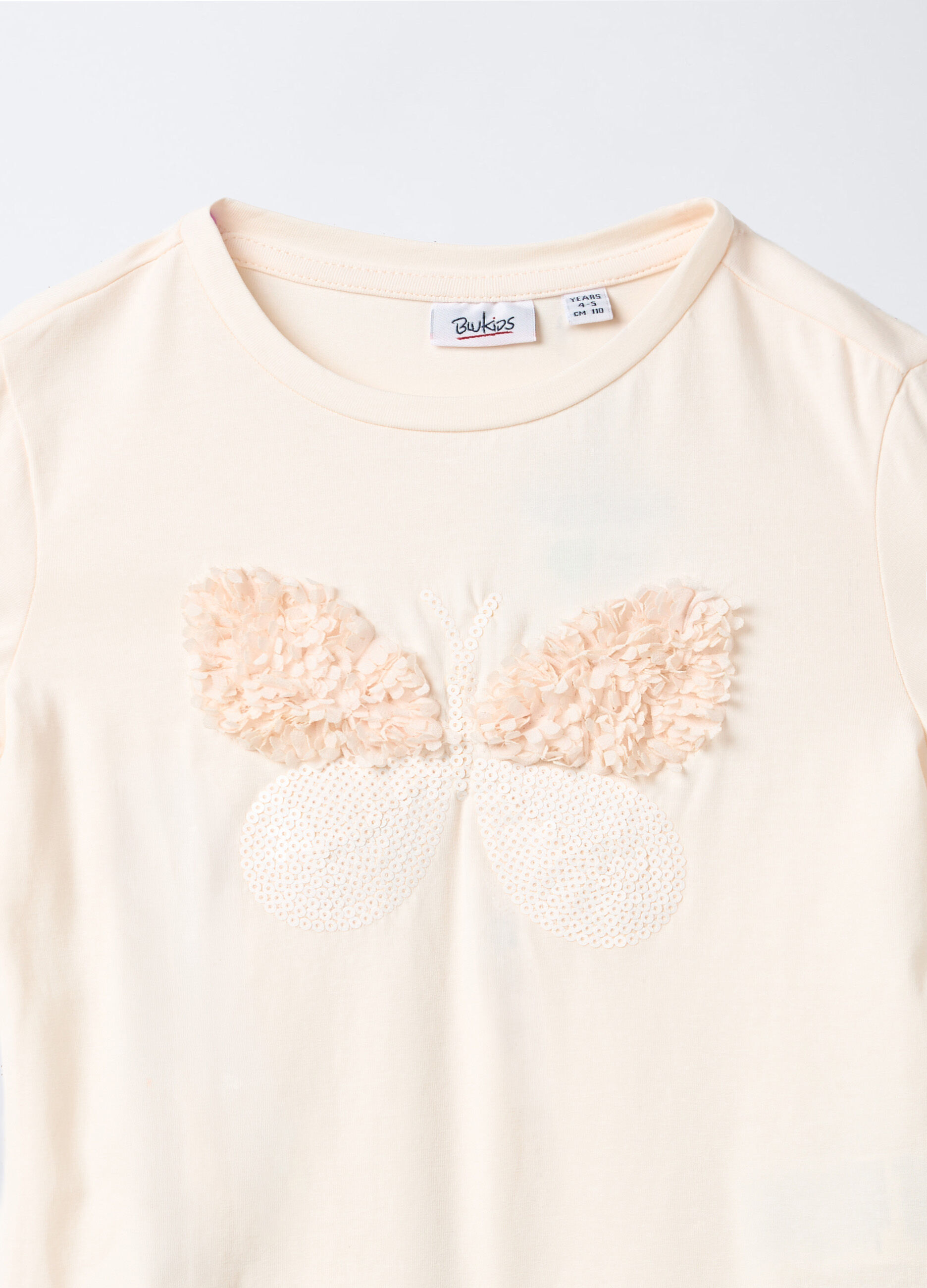 T-shirt in jersey di cotone stretch bambina_2
