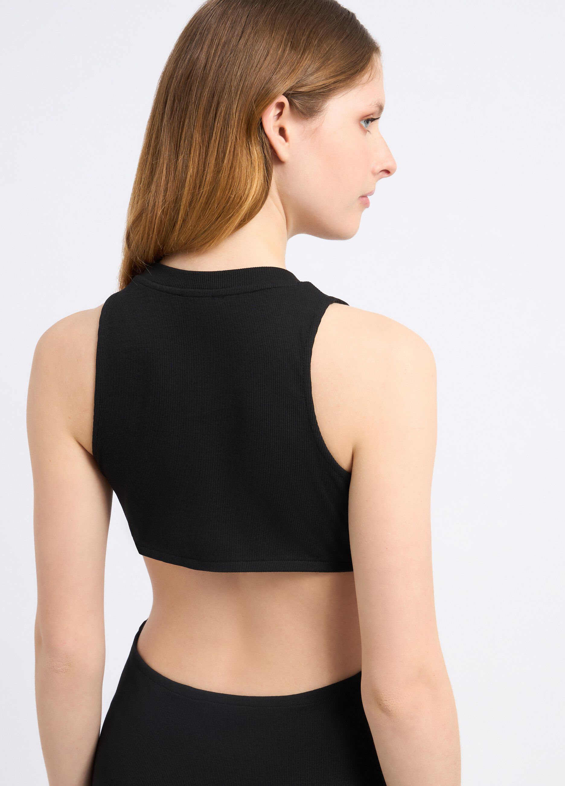 Abito a tubino in cotone stretch donna_2