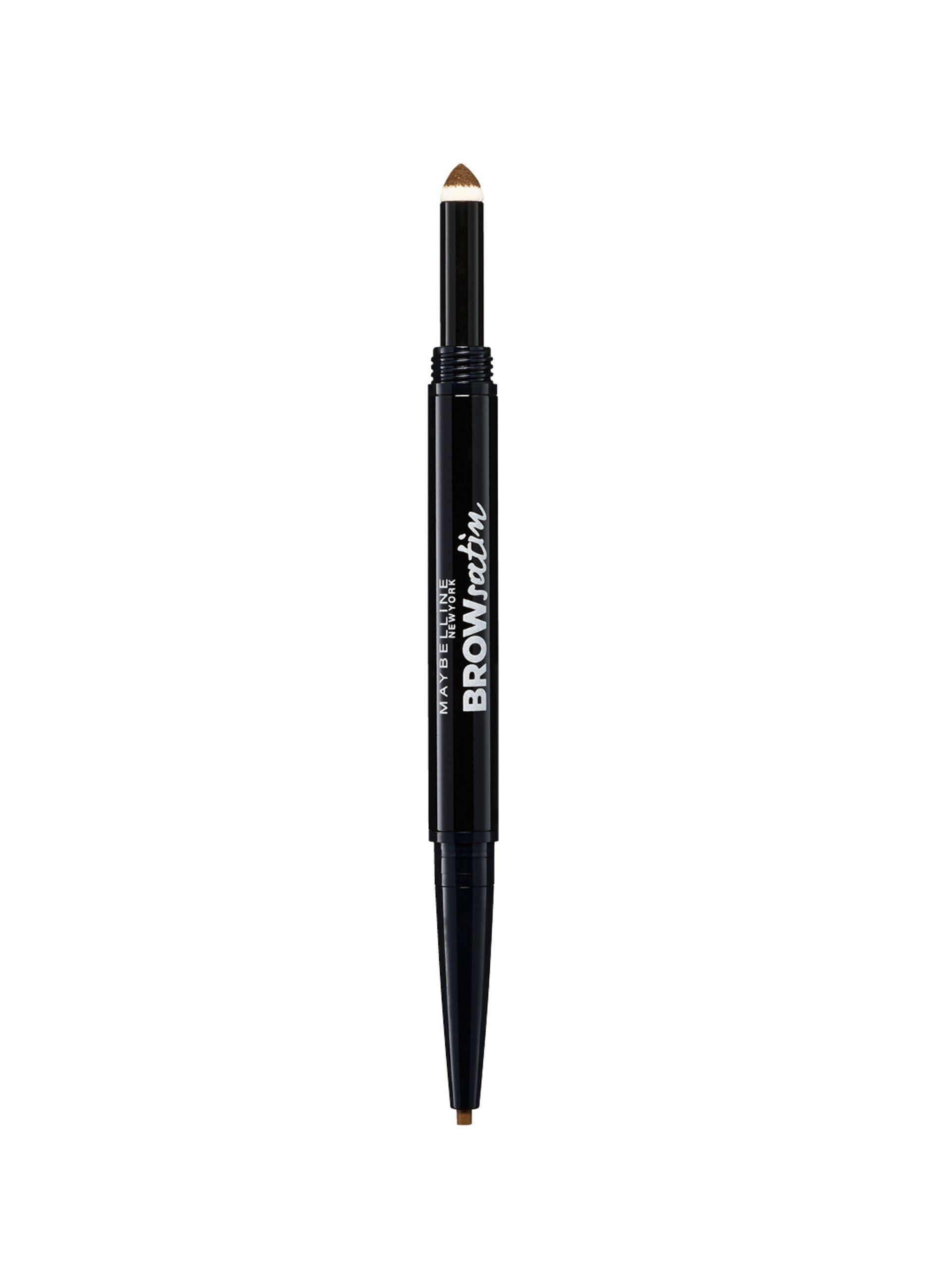 Maybelline New York Matita-Ombretto Express Brow 2-in-1, Per sopracciglia piene e naturali, Med Brown (02).