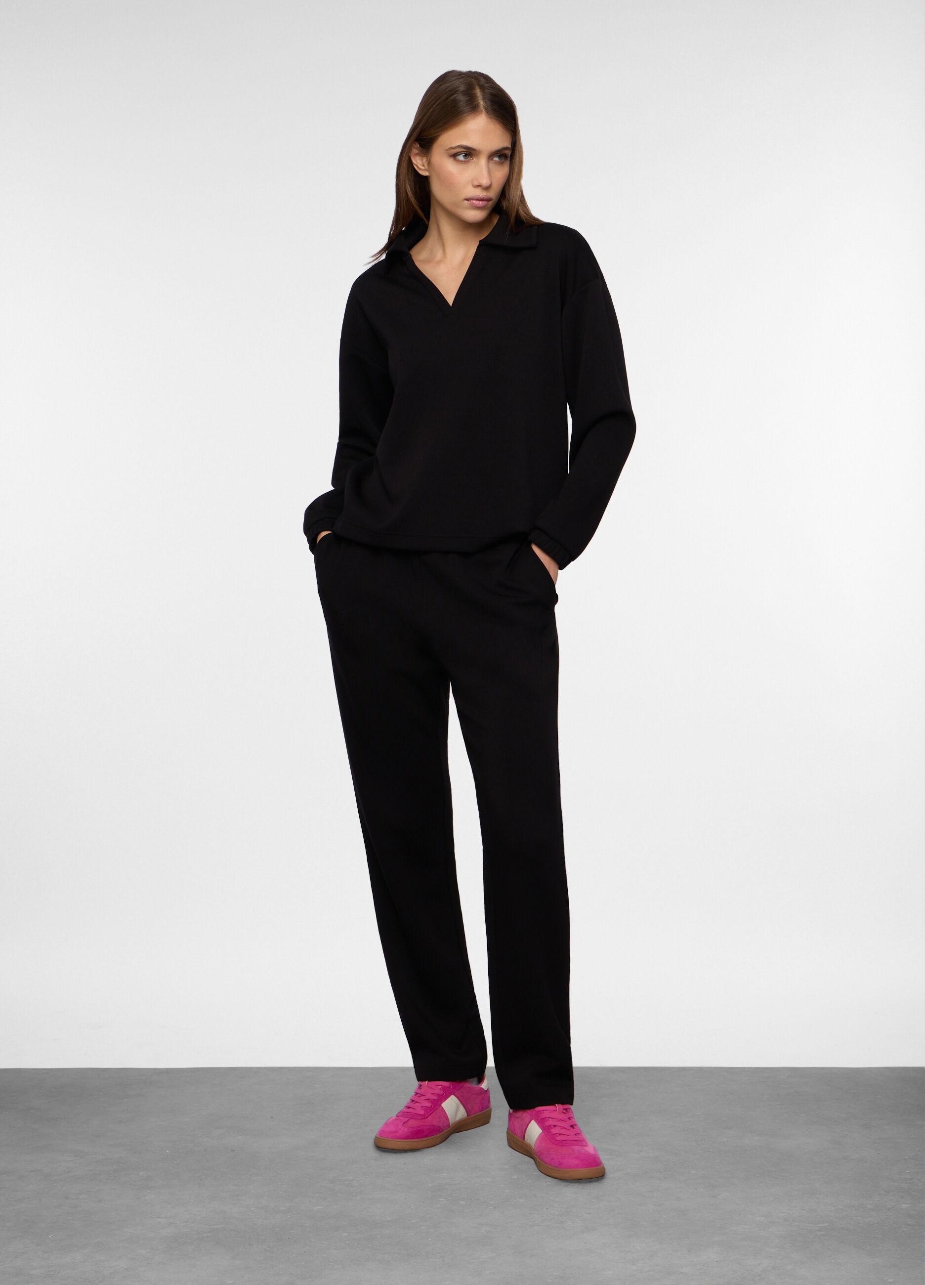 Jogger misto viscosa donna_0