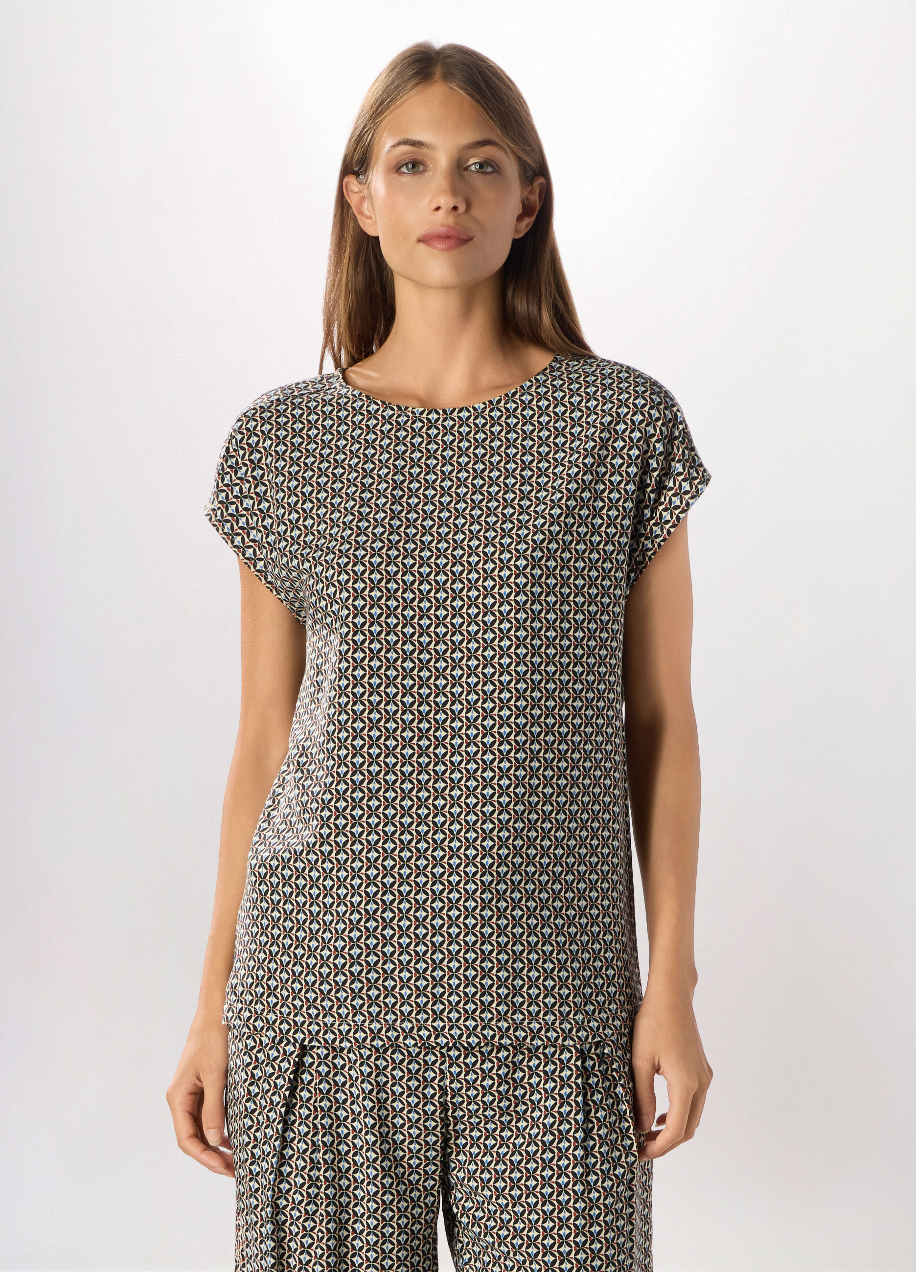 Blusa in pura viscosa donna_0