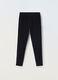 Treggings in felpa di cotone stretch ragazza_0