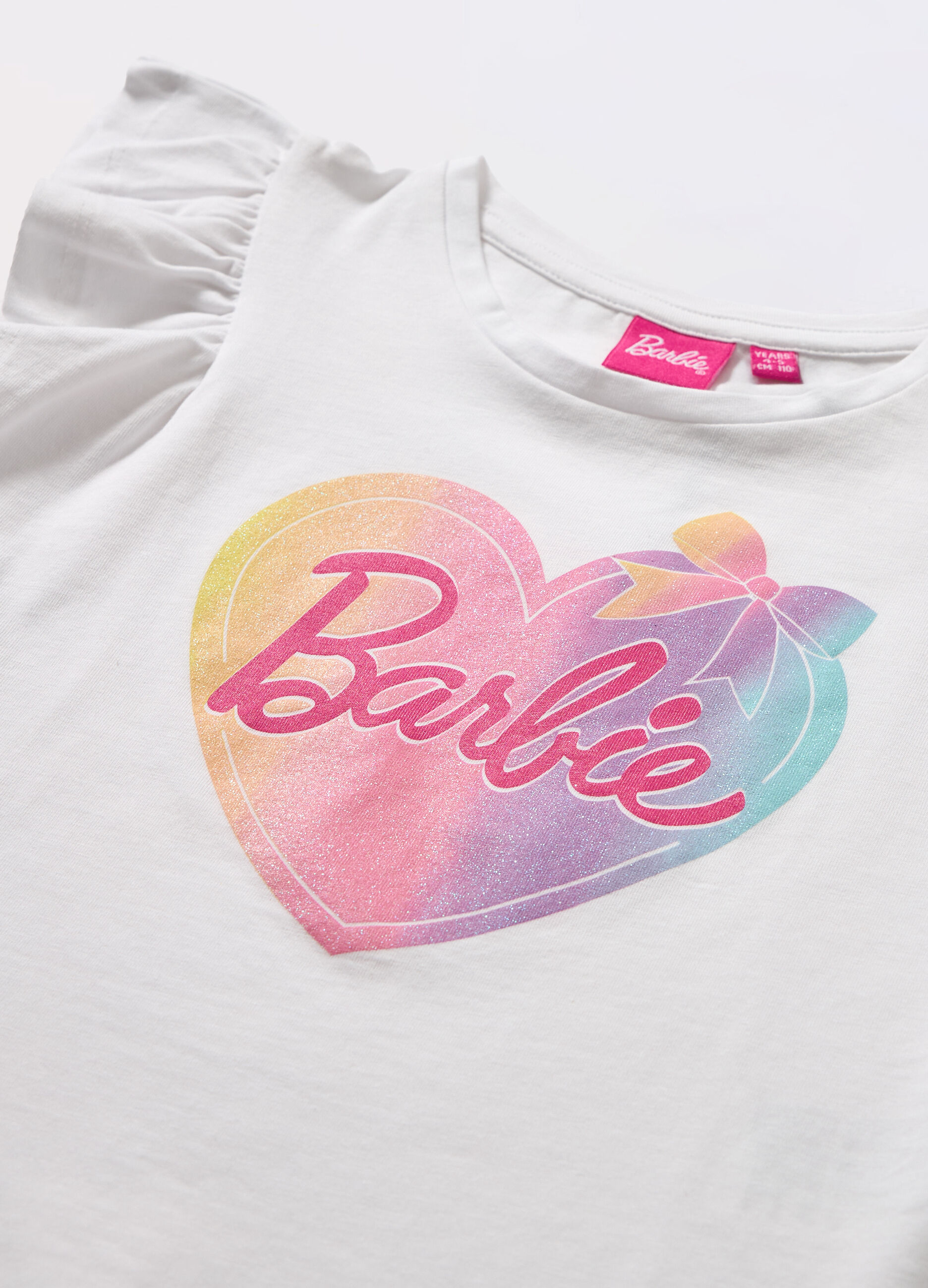 T-shirt Hello Barbie in puro cotone bambina_1