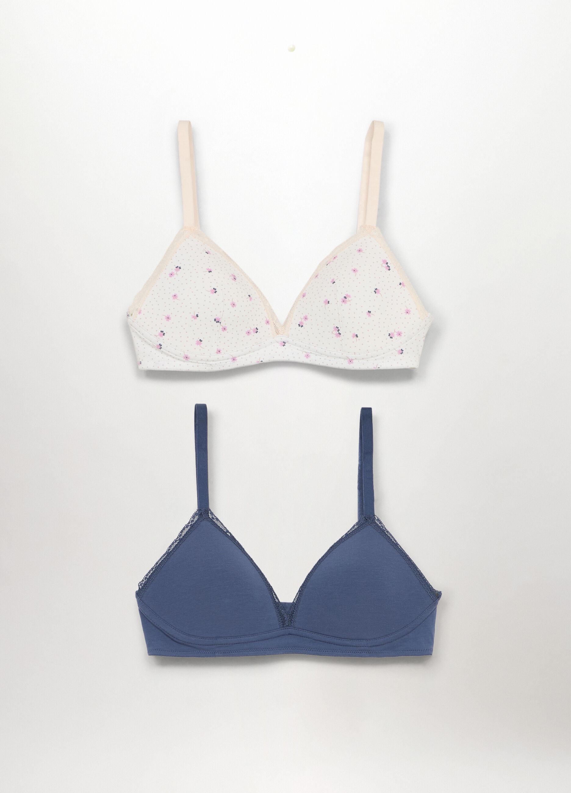 Pack 2 reggiseni imbottiti in cotone_0