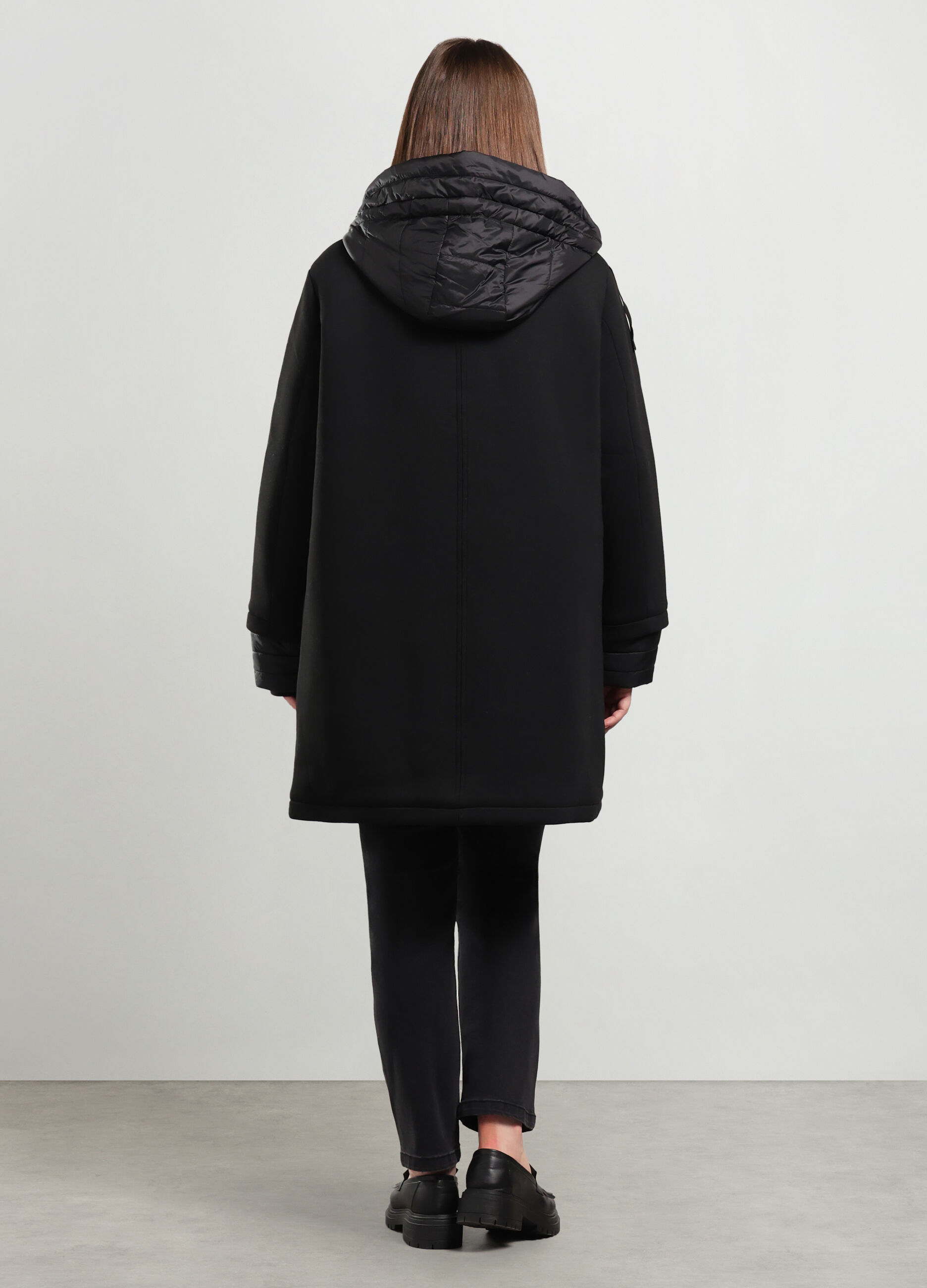 Giacca imbottita con cappuccio donna curvy_1