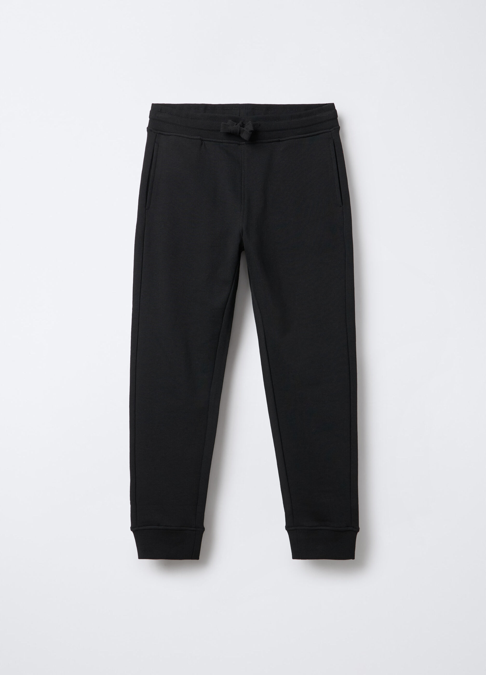 Jogger in cotone garzato Fit Regular ragazzo_0