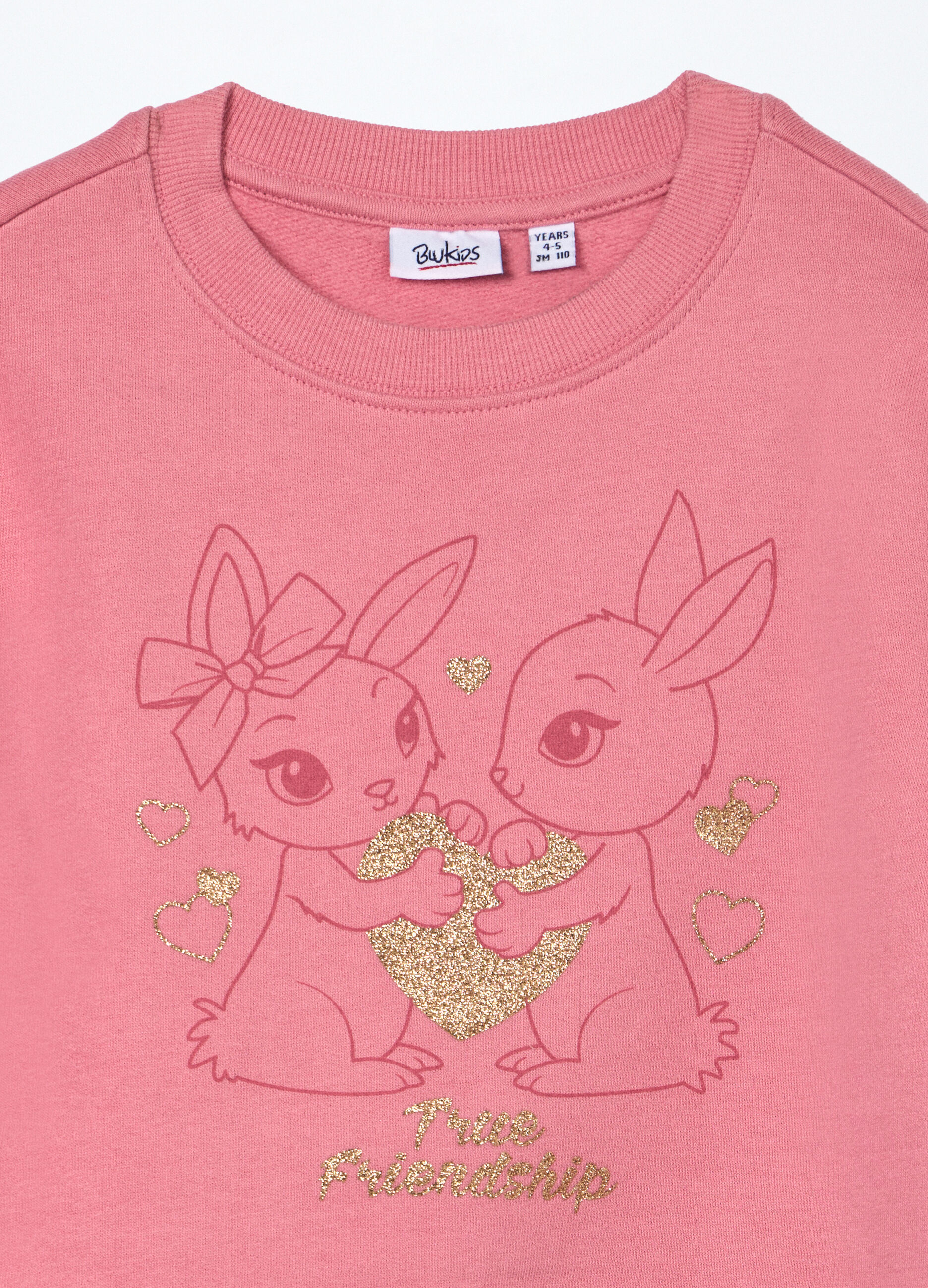 Felpa in puro cotone con stampa bambina_2