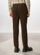 Pantaloni chino slim fit in velluto a coste uomo_1