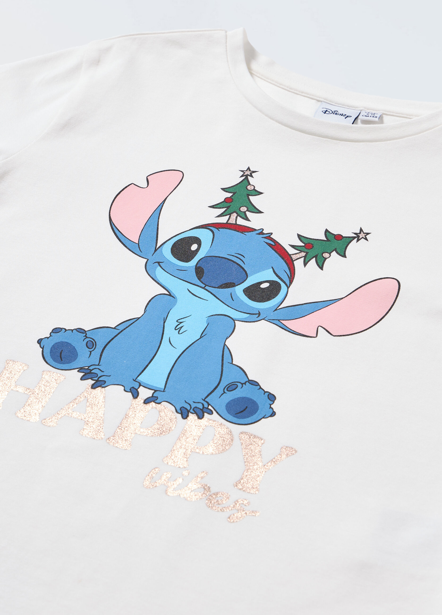 T-shirt in cotone stretch bambina_1