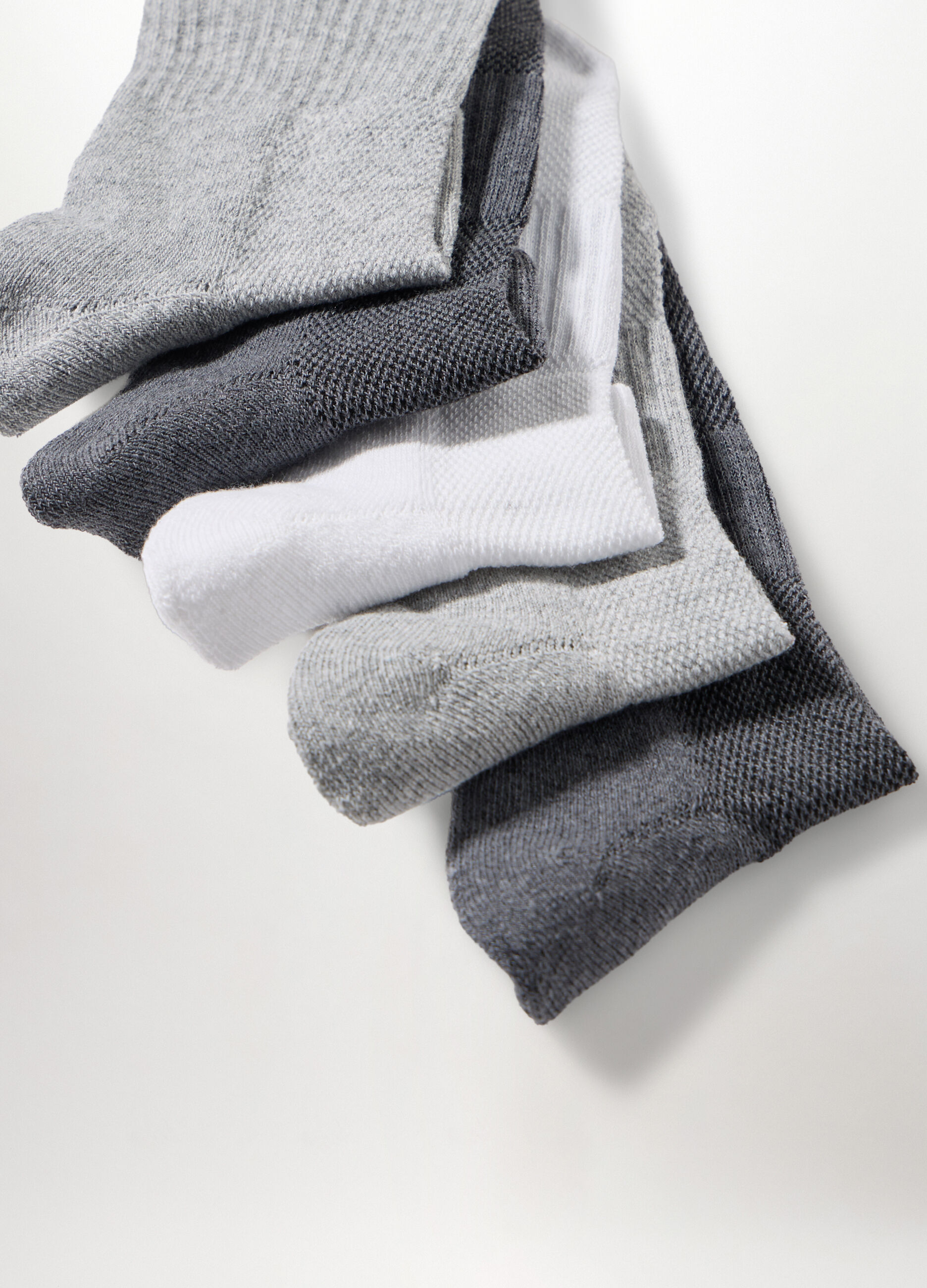 5 pack calzini alla caviglia in cotone stretch uomo_1