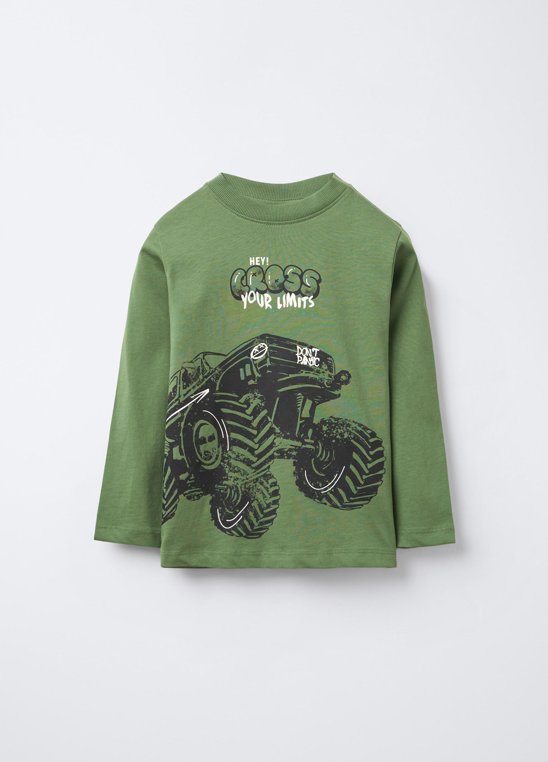 T-shirt girocollo in jersey di puro cotone bambino_0