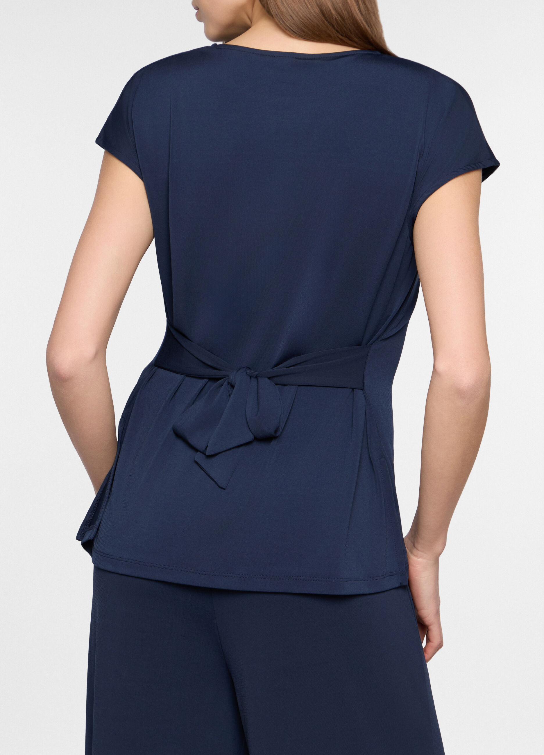 T-shirt girocollo donna _2