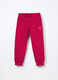 Jogger in french terry di cotone stretch bambina_0
