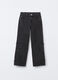 Pantaloni in denim di misto cotone Straight Fit ragazza_0