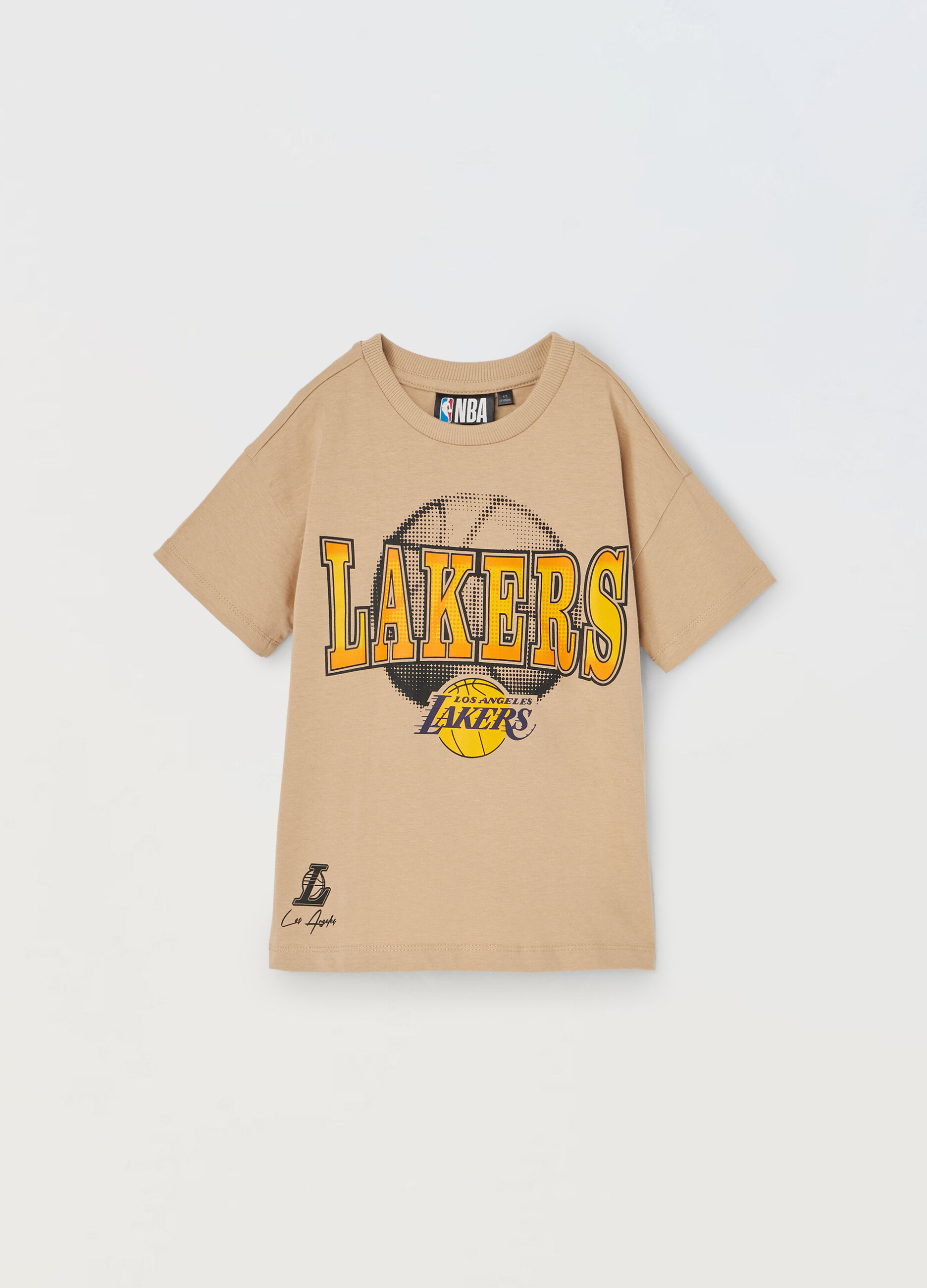 T shirt NBA a maniche corte in puro cotone bambino