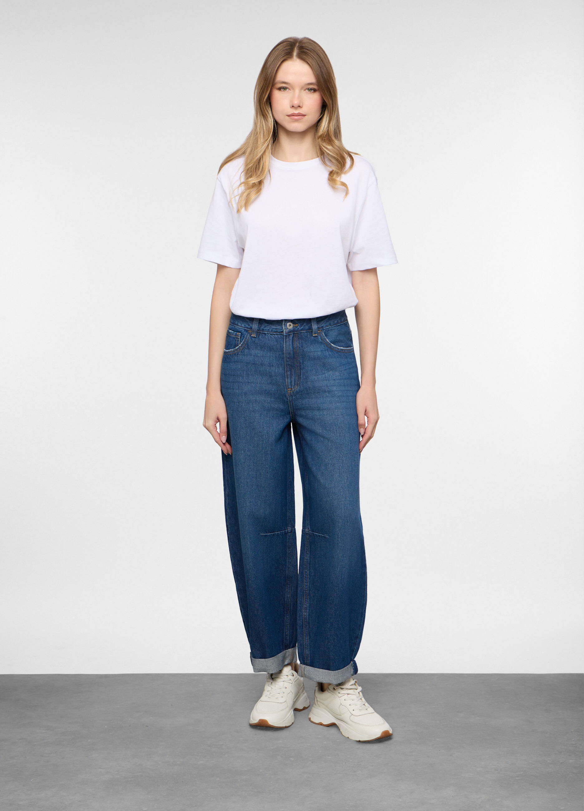 5 Tasche fit Barrel in denim donna_0