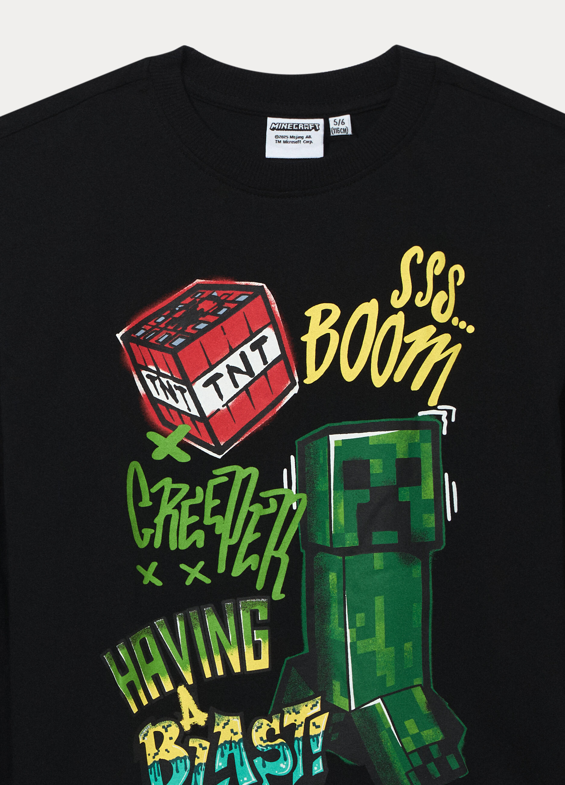 T-shirt Minecraft in jersey di puro cotone bambino_2