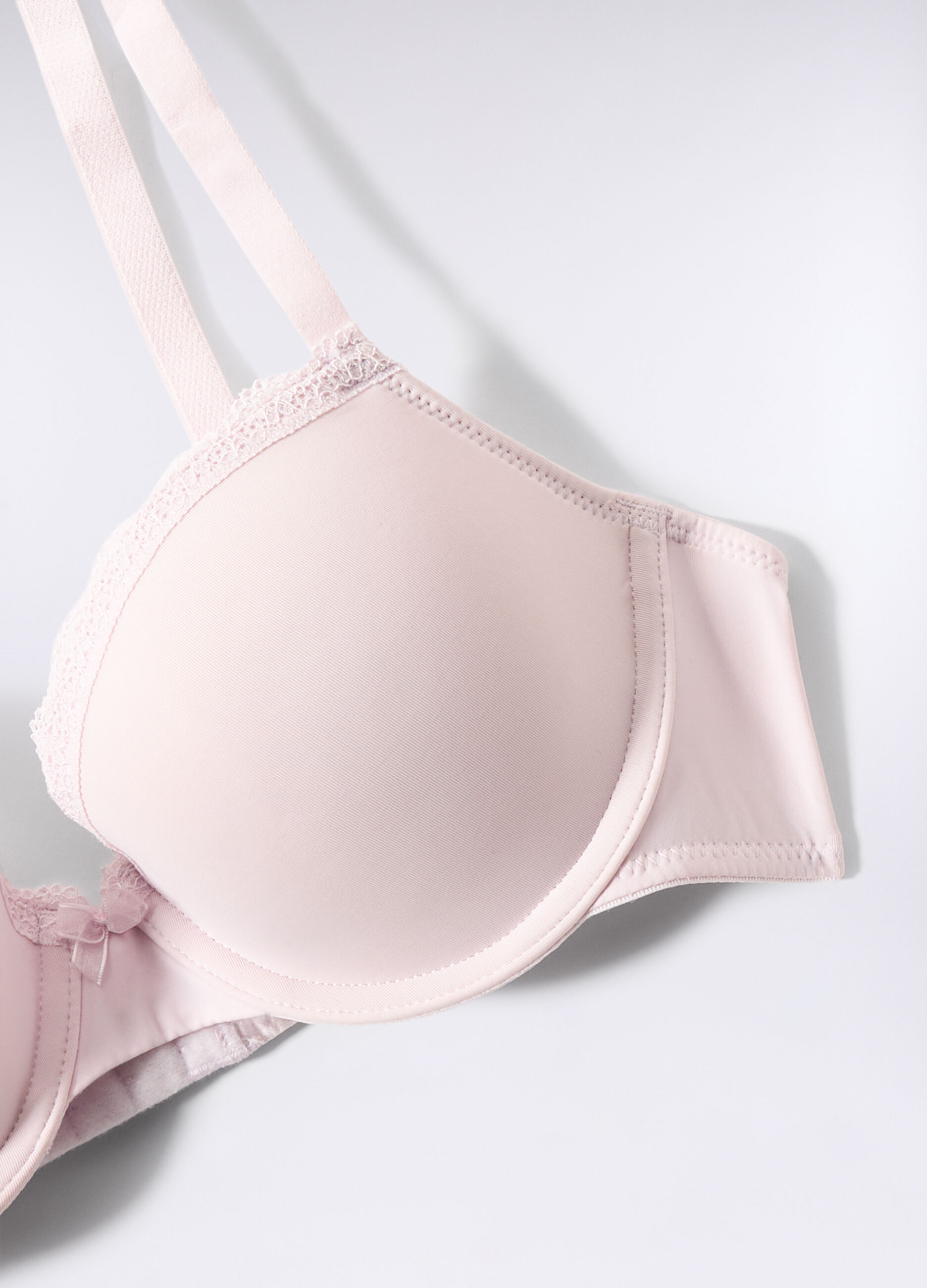 Pack 2 reggiseni a balconcino in microfibra stretch donna_1