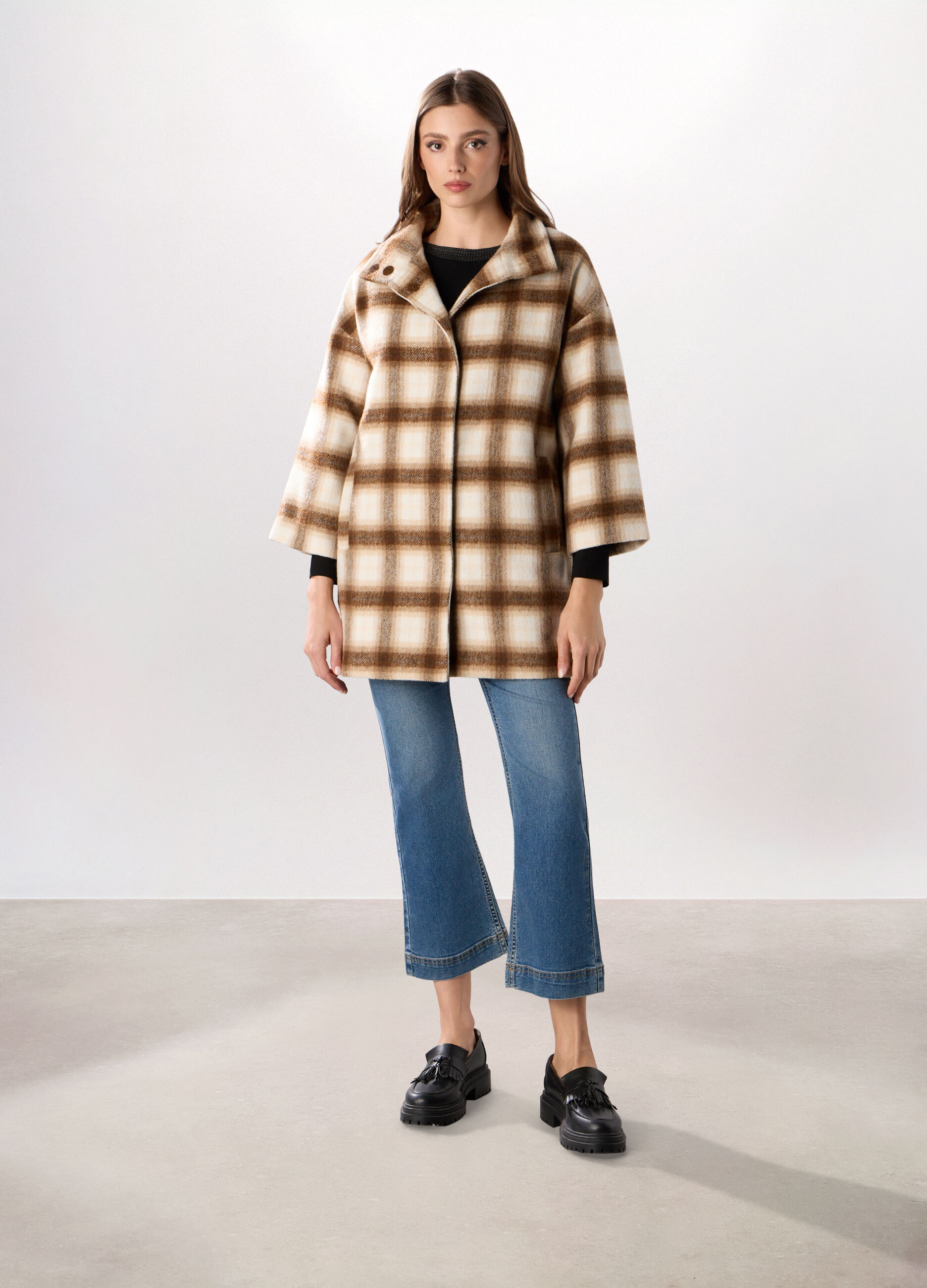Cappotto misto lana donna_0