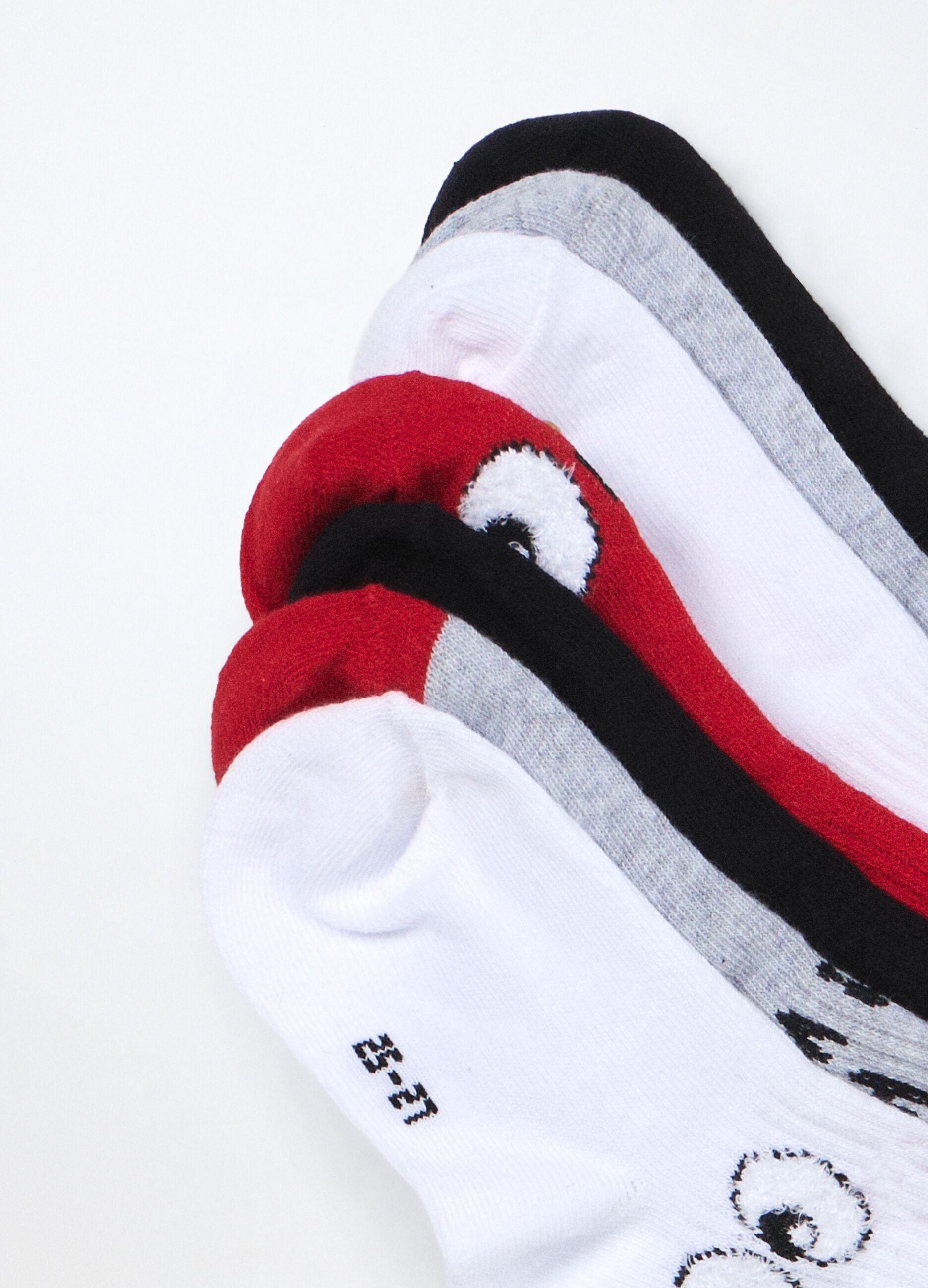 Pack 7 calze corte misto cotone bambina_2