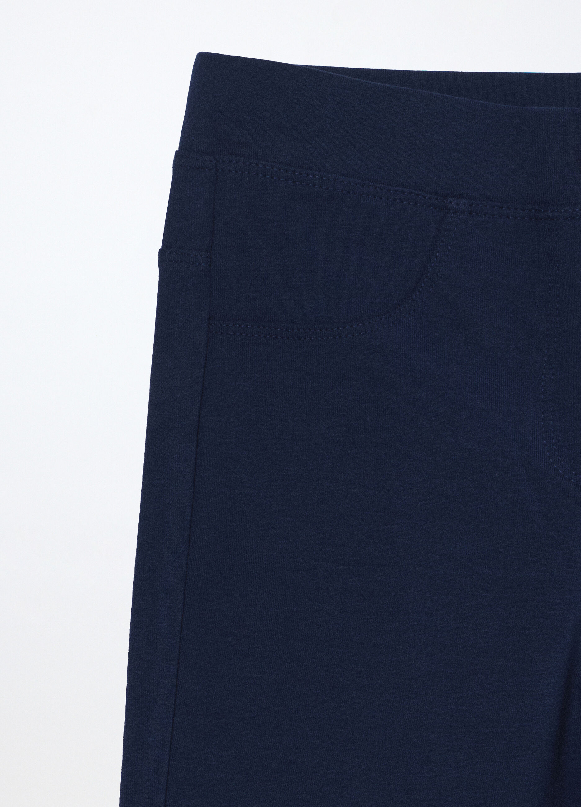 Treggings in french terry di cotone stretch bambina_2