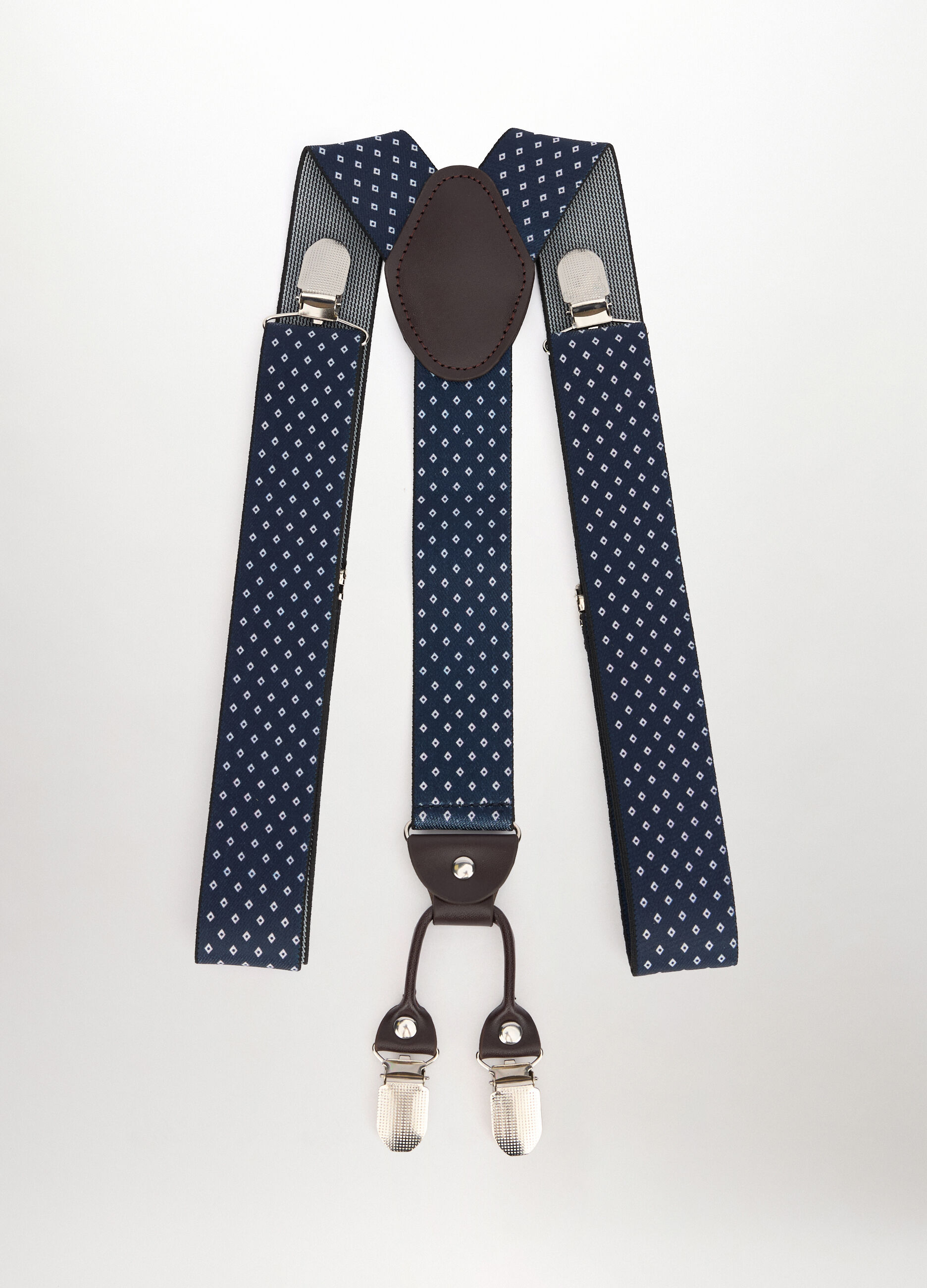 Bretelle elastiche a fantasia uomo_0