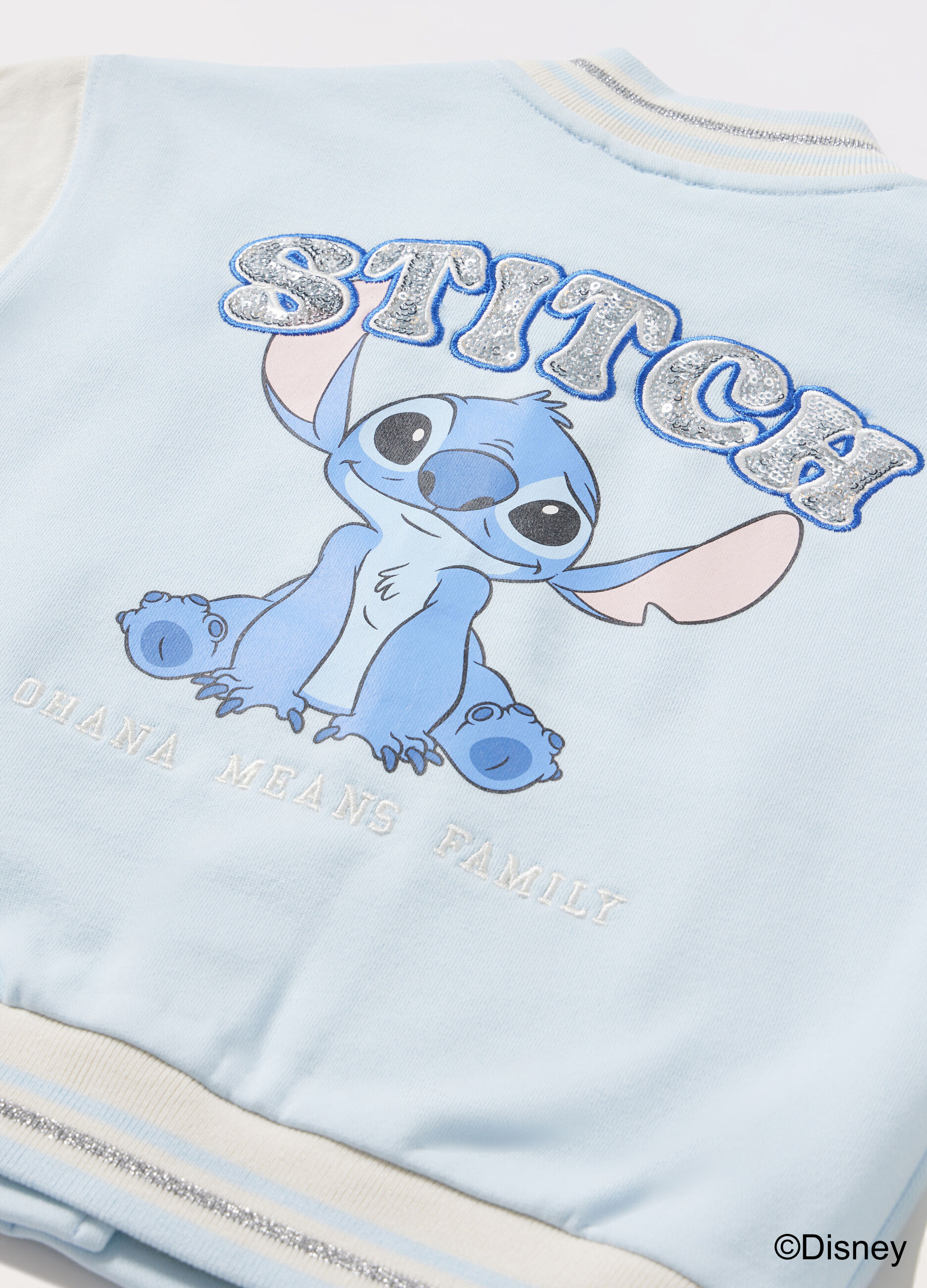 Felpa varsity misto cotone bambina_1