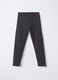 Leggings in cotone garzato stretch Fit Slim bambina_1