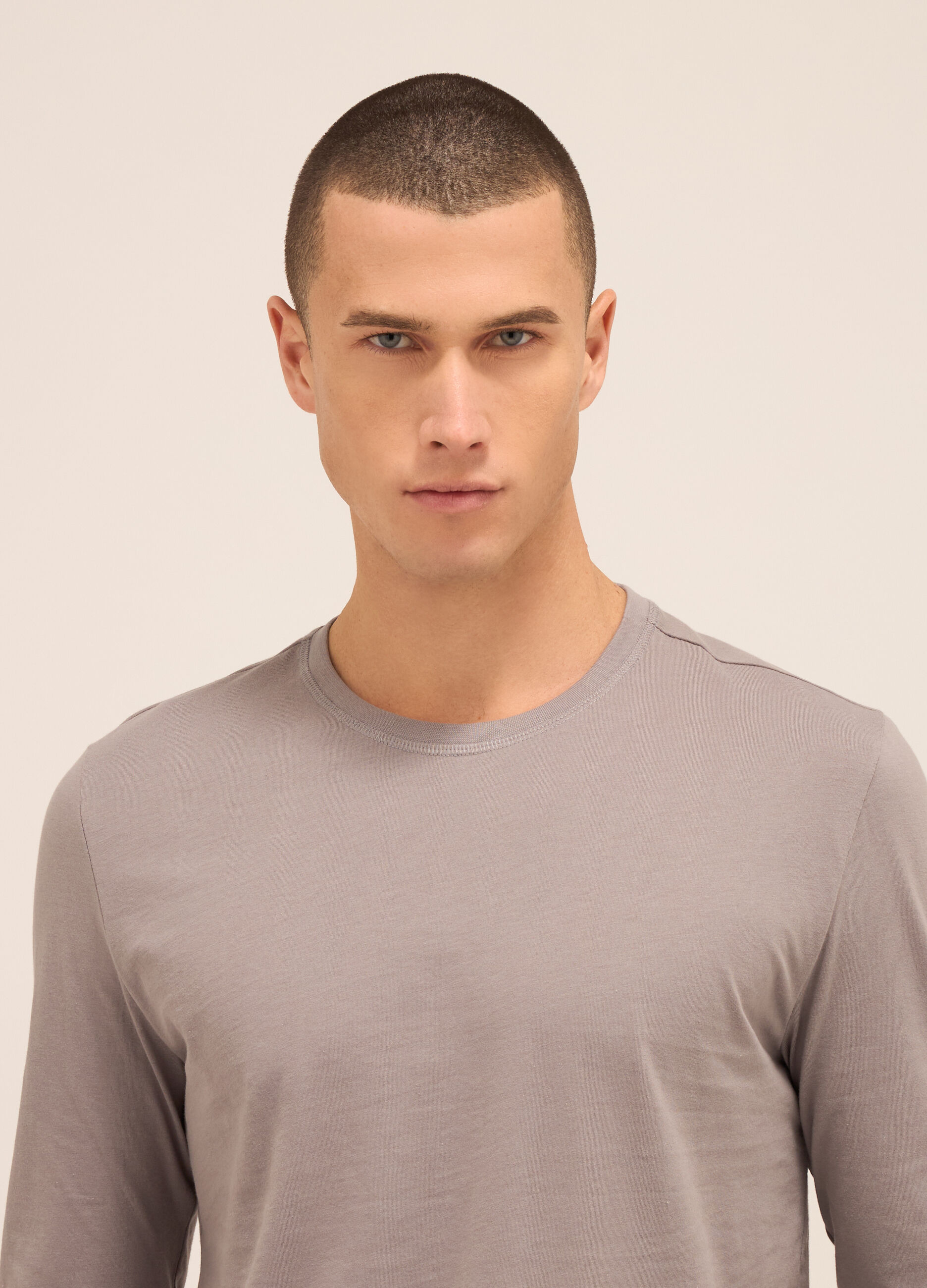 T-shirt pigiama a maniche lunghe in cotone uomo_2