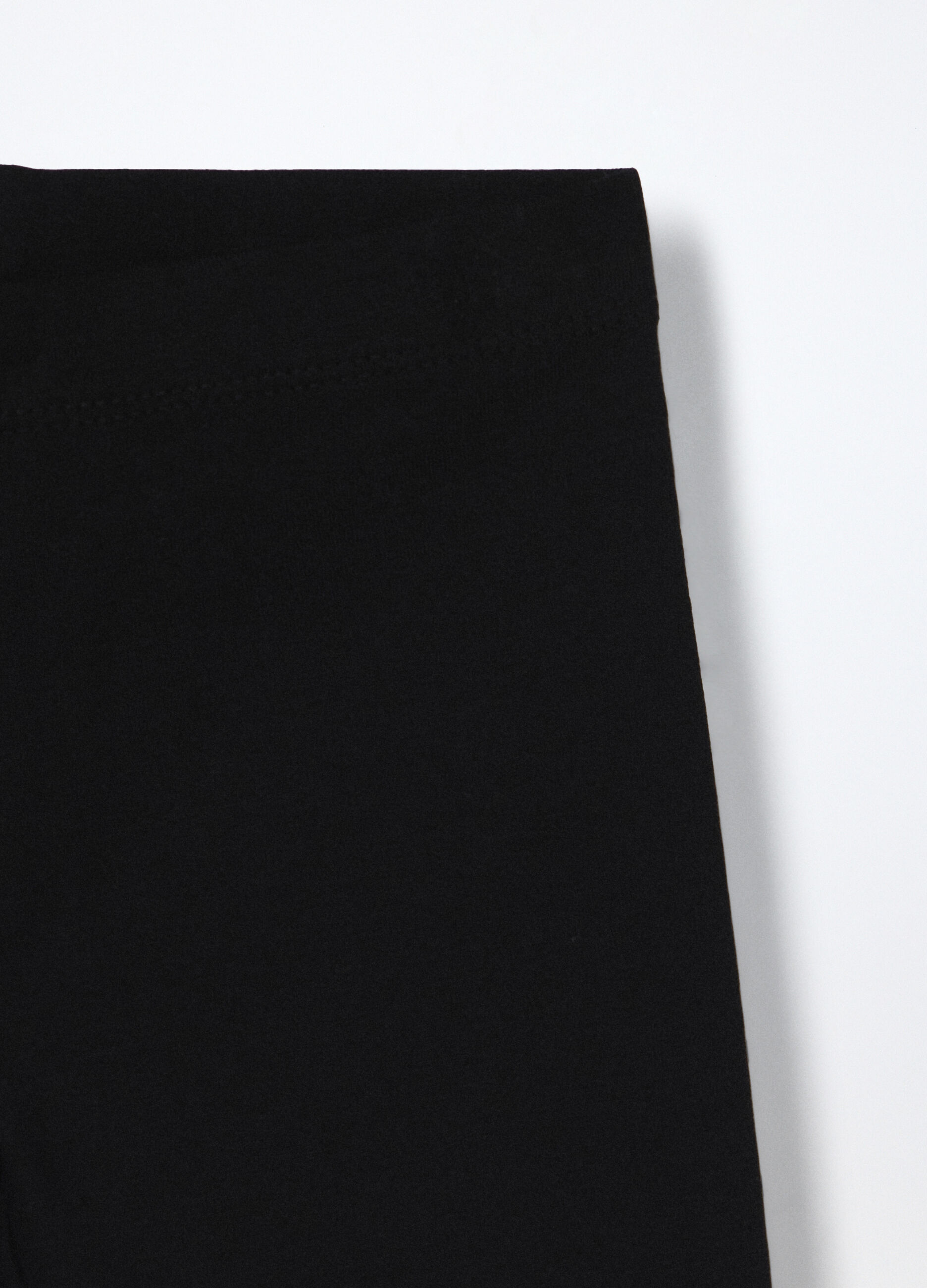 Pack 2 leggings in french terry di cotone stretch bambina_3