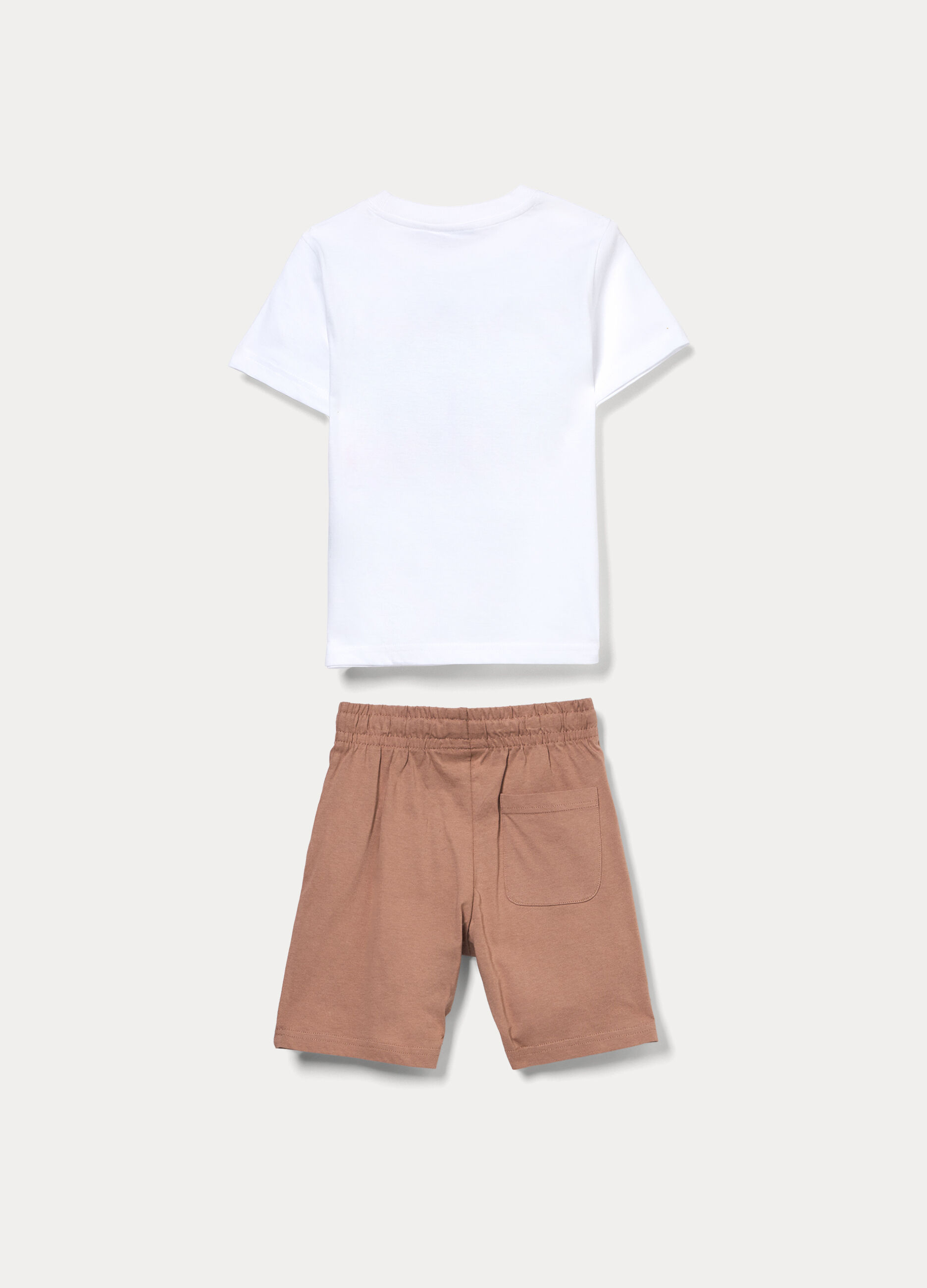 Jogging set in jersey di puro cotone bambino_1