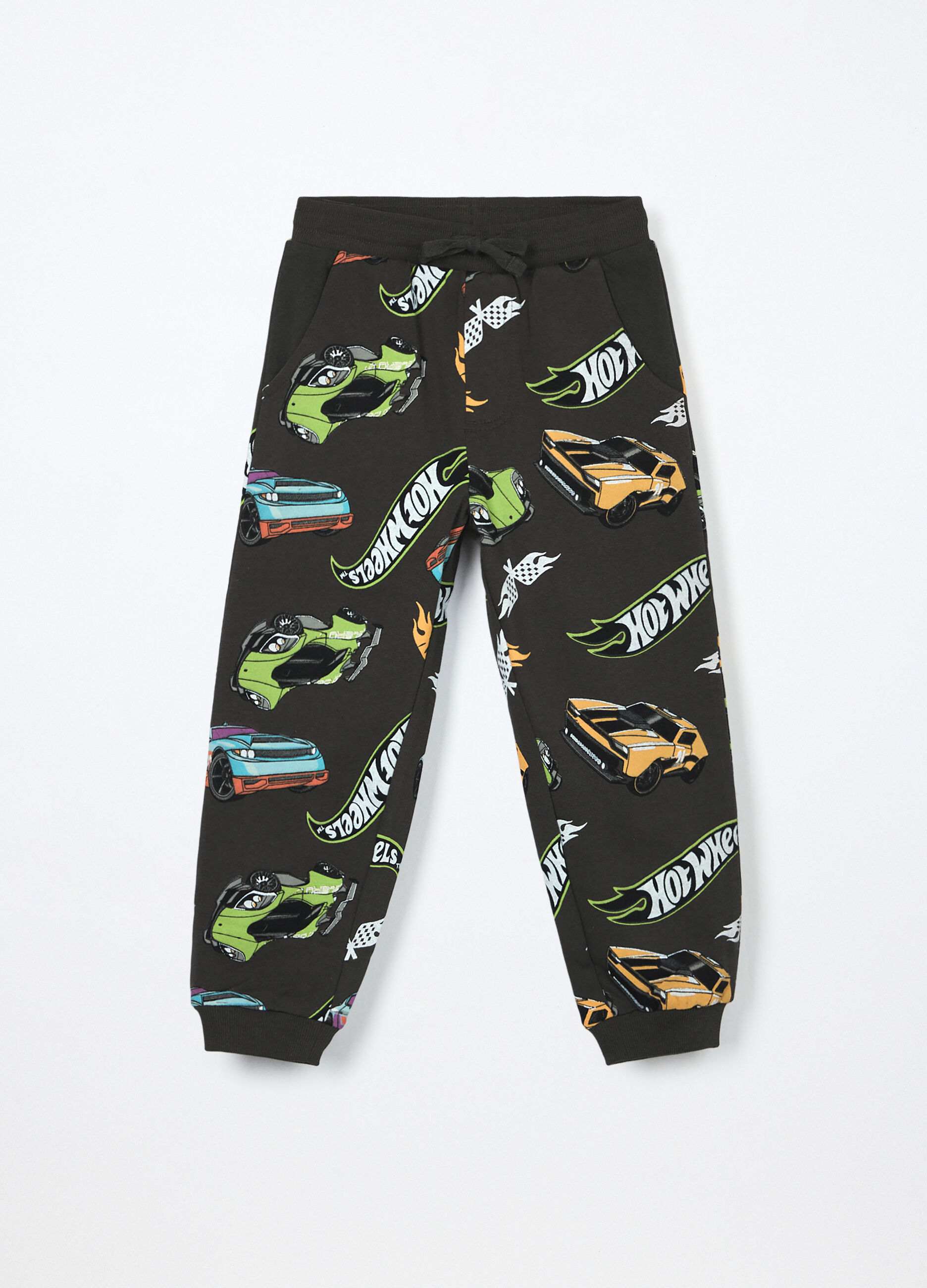Jogger in french terry di puro cotone bambino_0