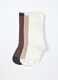 Pack 3 calze lunghe misto cotone stretch bambina_0