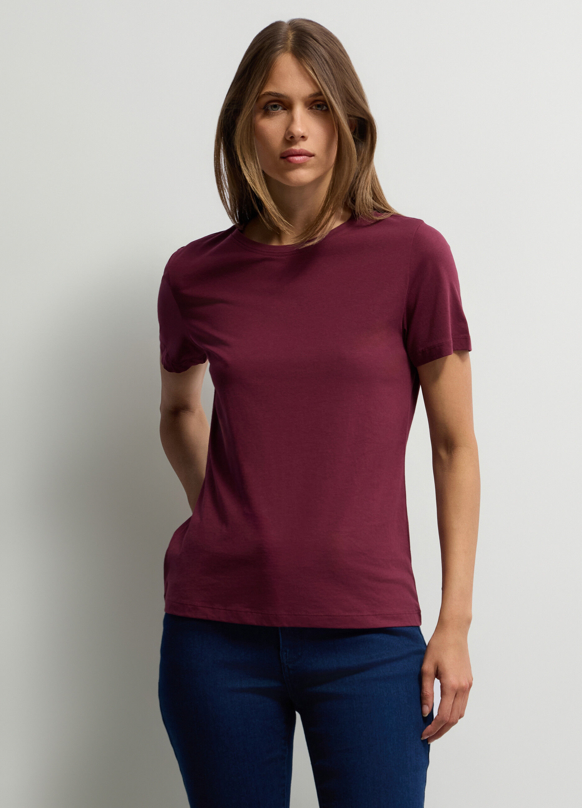 T-shirt girocollo donna