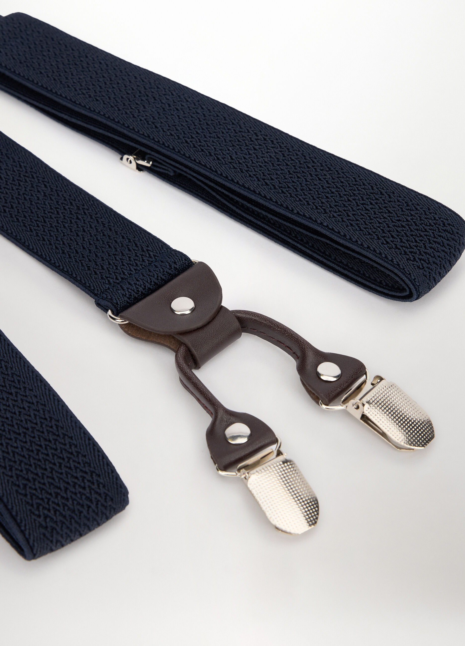 Bretelle con inserti in ECOpelle uomo_1